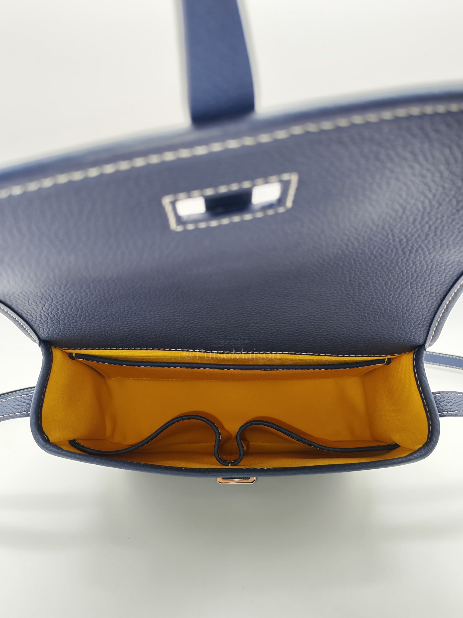 Belvedere PM in Navy Blue/Bleu Marine Goyardine Canvas