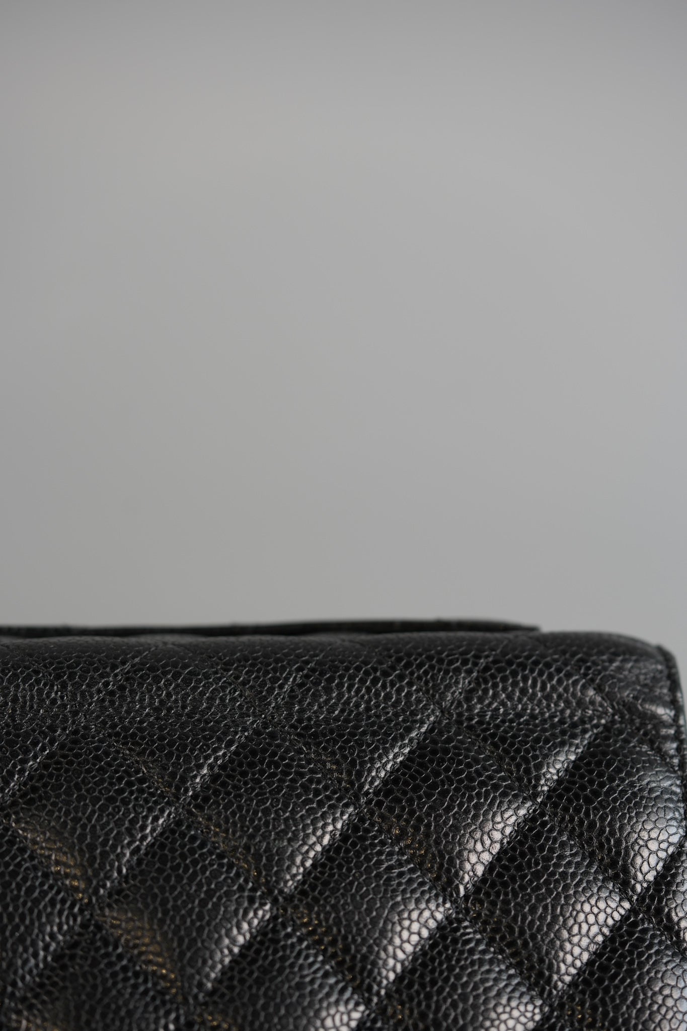 Bi-fold Long Wallet in Black Caviar Leather & Silver Hardware Series 20 | Purse Maison Luxury Bags Shop