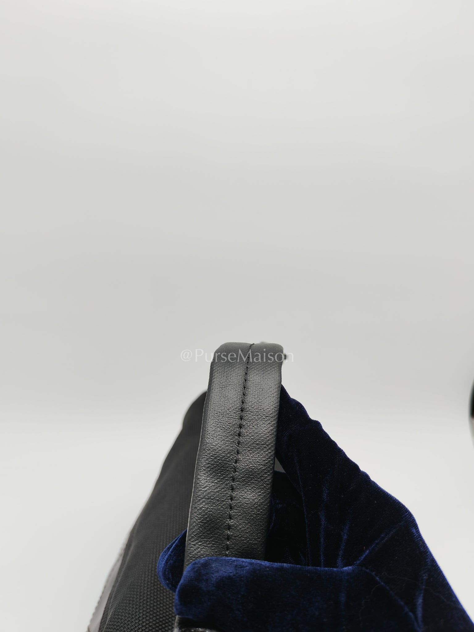 Biarritz Coated Canvas Shoulder Bag in Silver Hardware Series 11 | Purse Maison Luxury Bags Shop