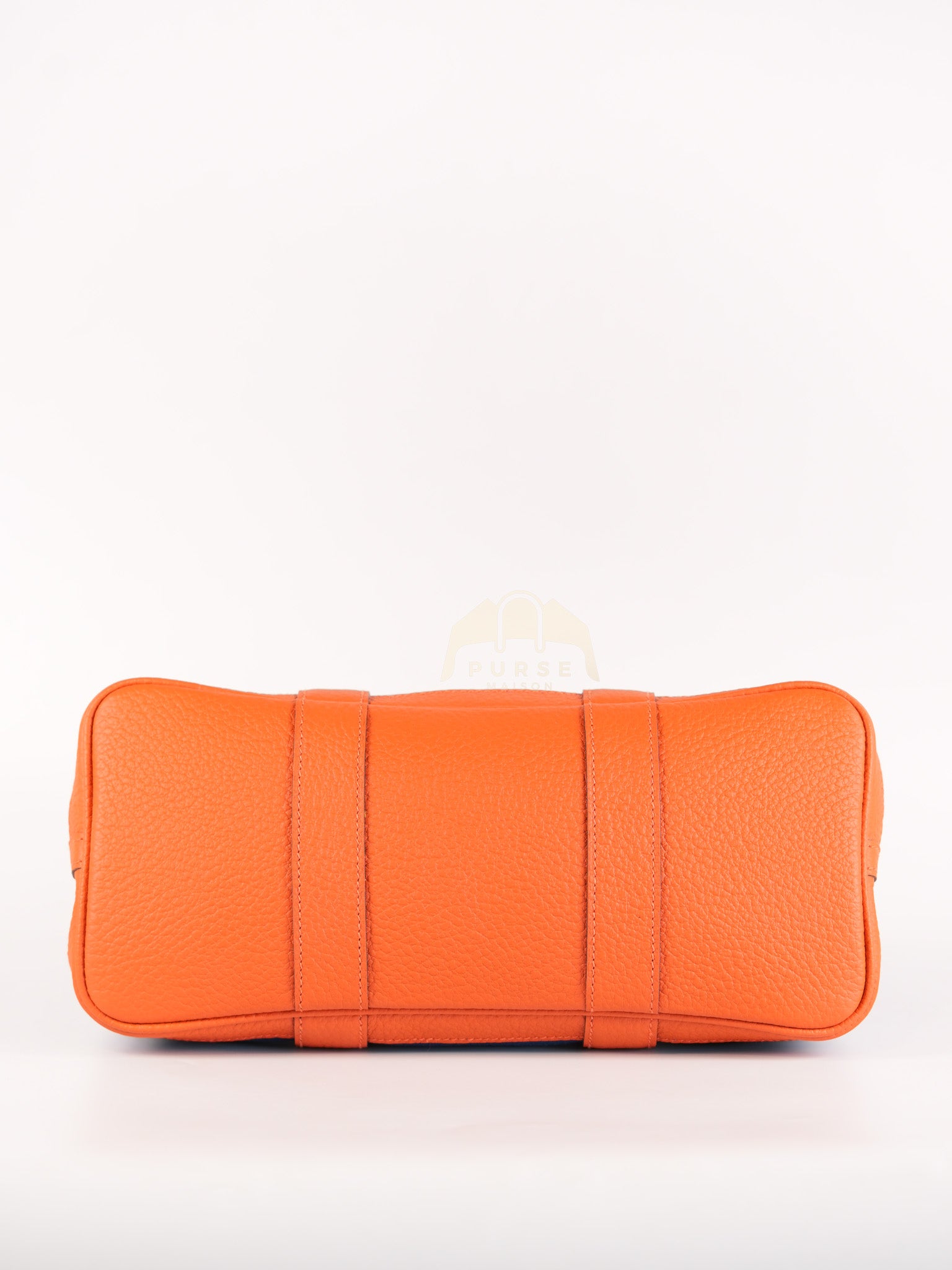 Bicolor Garden Party Tote Bag (GPT) 30 in Orange & Blue Canvas Palladium Hardware Stamp X(2016) | Purse Maison Luxury Bags Shop