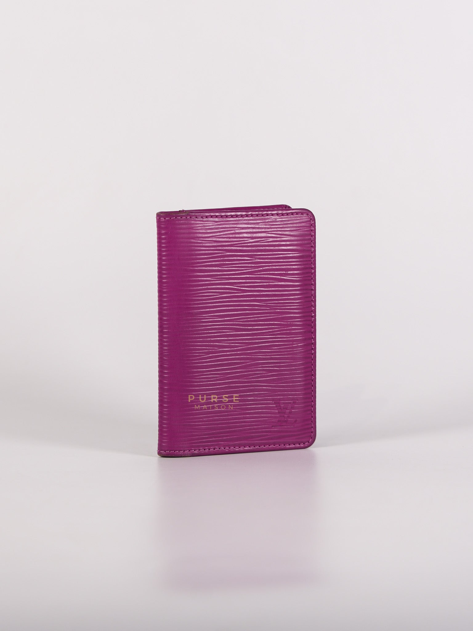 Bifold Card Holder in Purple Epi Leather Canvas (Date Code: SP1018) | Purse Maison Luxury Bags Shop