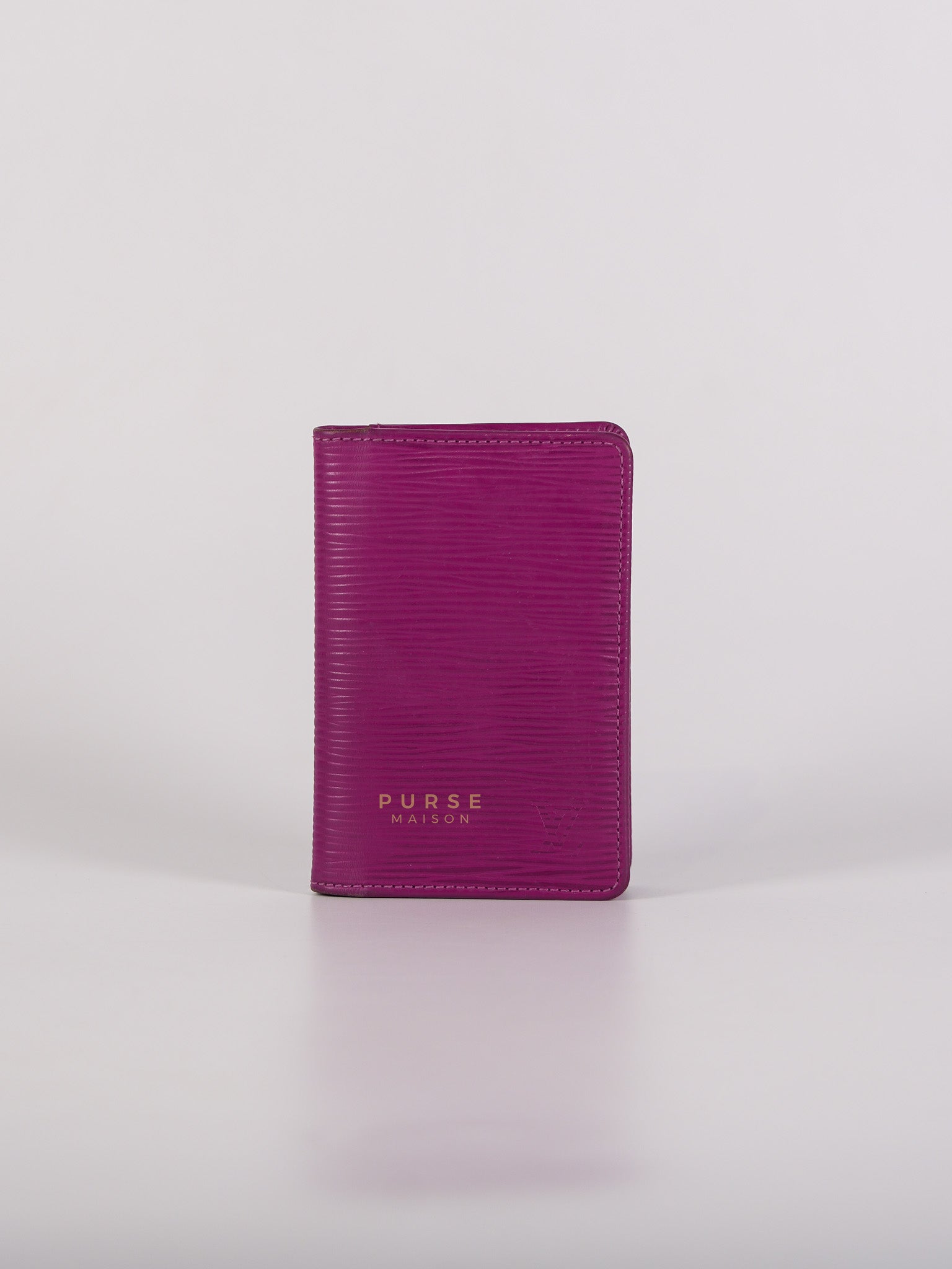 Bifold Card Holder in Purple Epi Leather Canvas (Date Code: SP1018) | Purse Maison Luxury Bags Shop