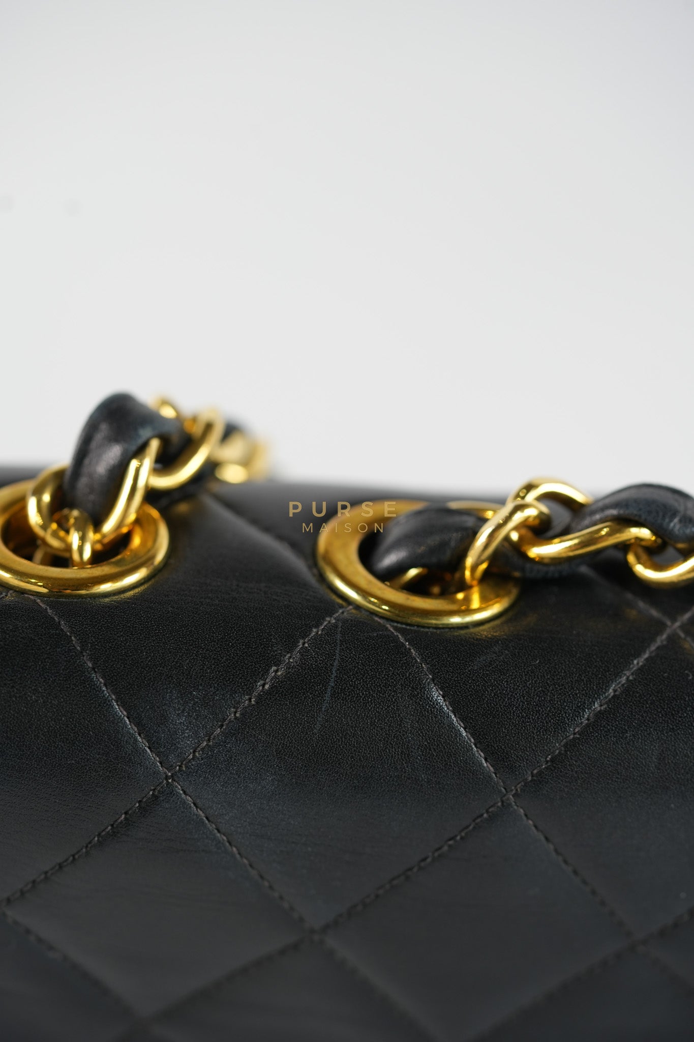 Big CC Maxi Single Flap Vintage Bagin Black Series 3 | Purse Maison Luxury Bags Shop