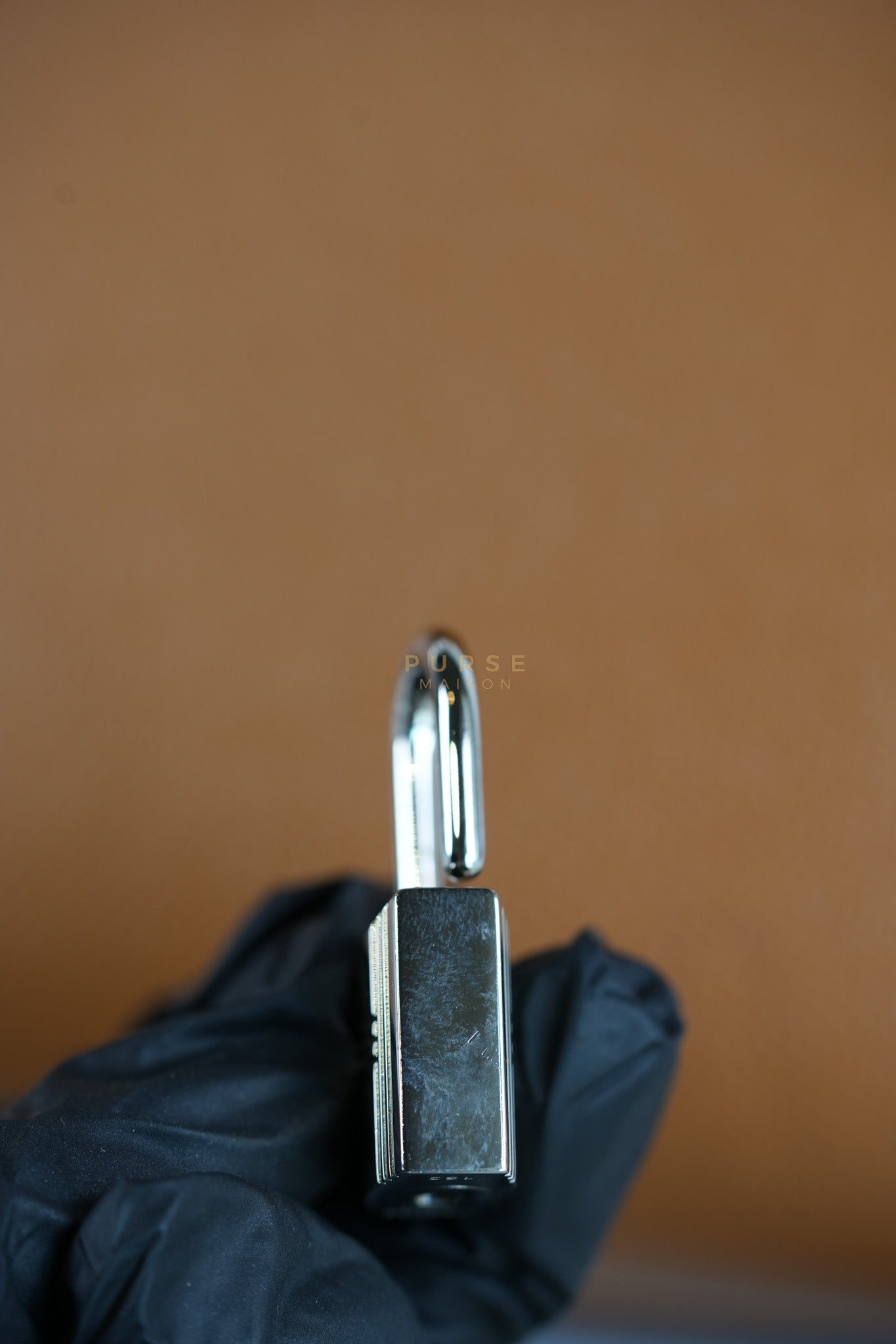 Bikrin 25 Sellier in Gold Epsom Leather and Palladium Hardware Stamp U (2022) | Purse Maison Luxury Bags Shop