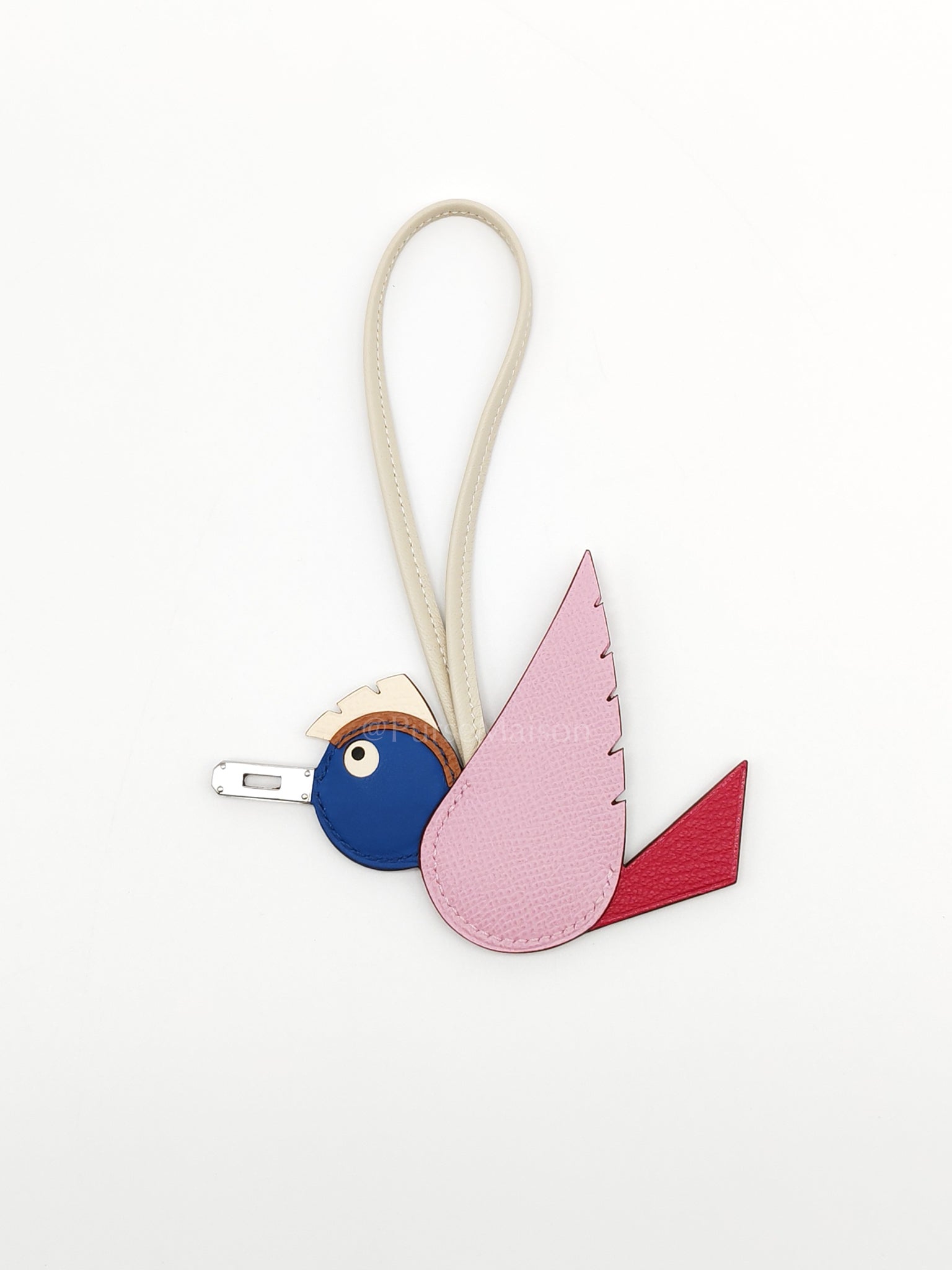 Birdy Charm Mauve Sylvestre/Framboise/Bleu/Gold/Nata Epsom and Swift Leather Palladium Hardware Stamp B (2023) | Purse Maison Luxury Bags Shop