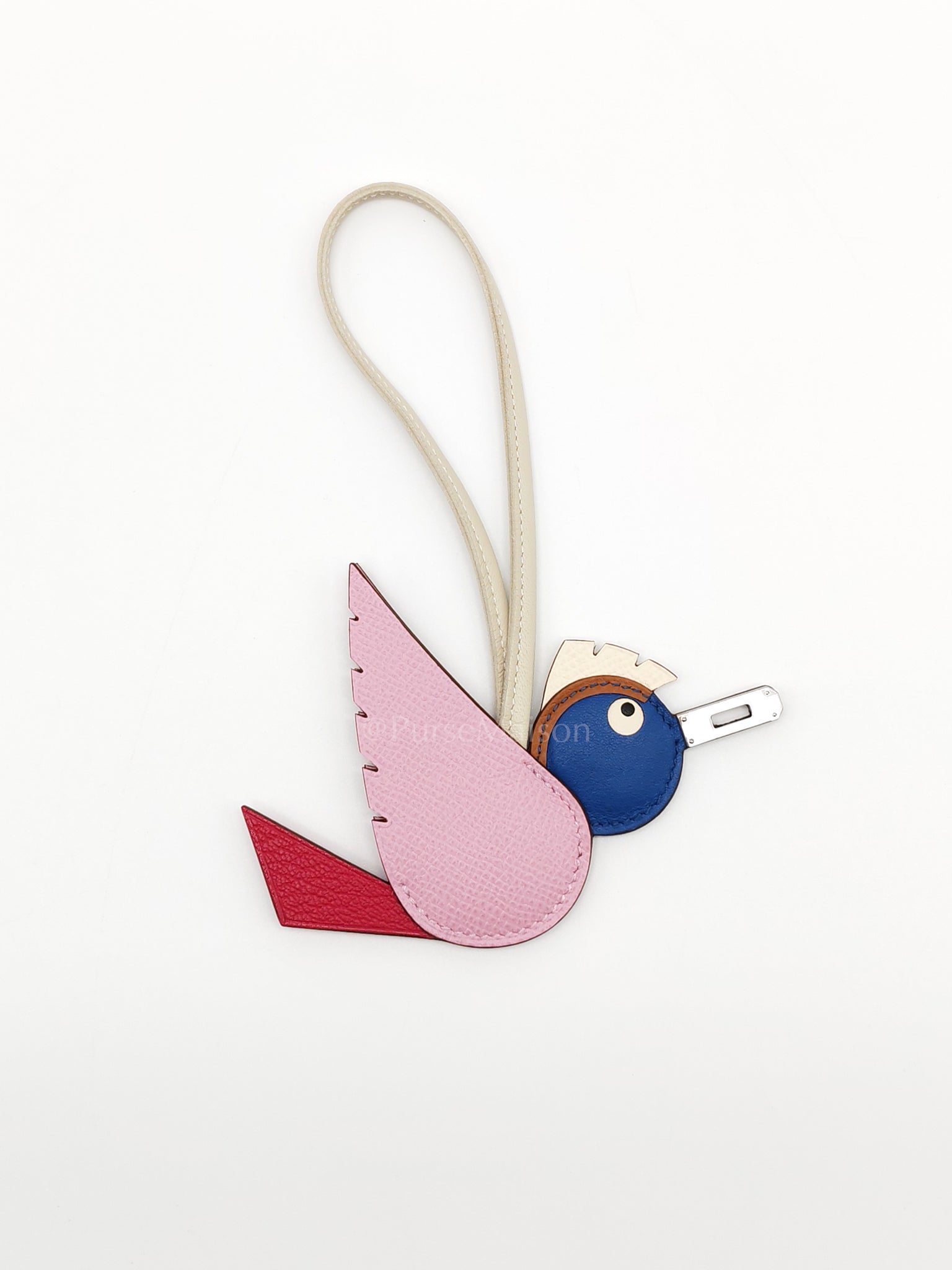 Birdy Charm Mauve Sylvestre/Framboise/Bleu/Gold/Nata Epsom and Swift Leather Palladium Hardware Stamp B (2023) | Purse Maison Luxury Bags Shop