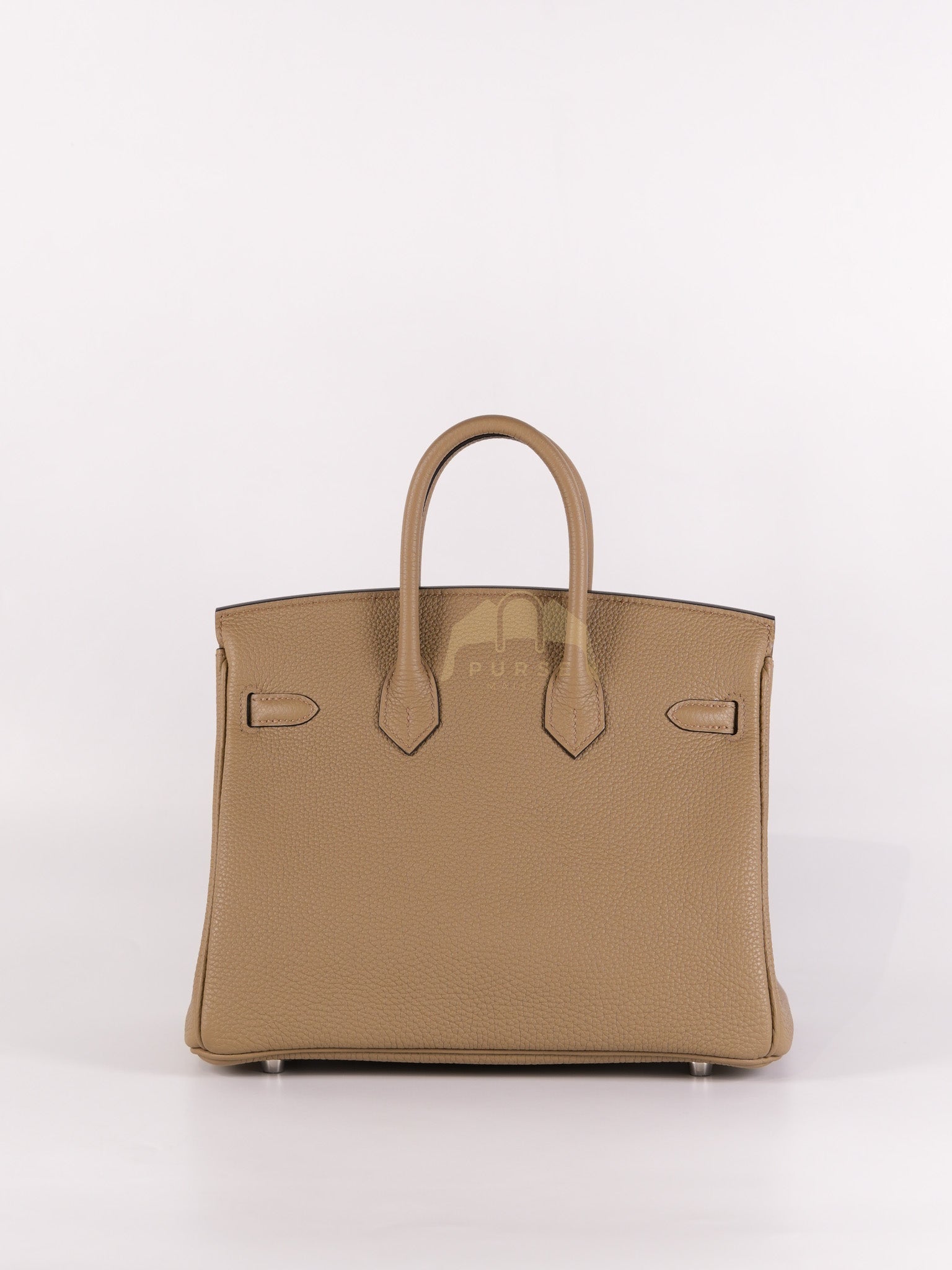 Birkin 25 Beige Marfa Togo Leather in Palladium Hardware Stamp W(2024) | Purse Maison Luxury Bags Shop