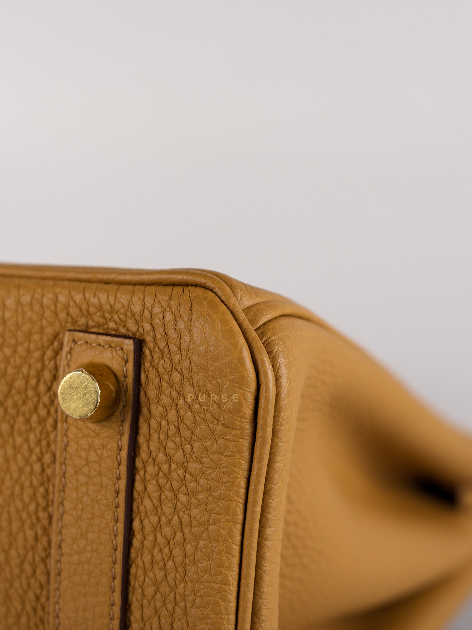 Birkin 25 Biscuit Togo Leather in Gold Hardware Stamp Z (2021) | Purse Maison Luxury Bags Shop