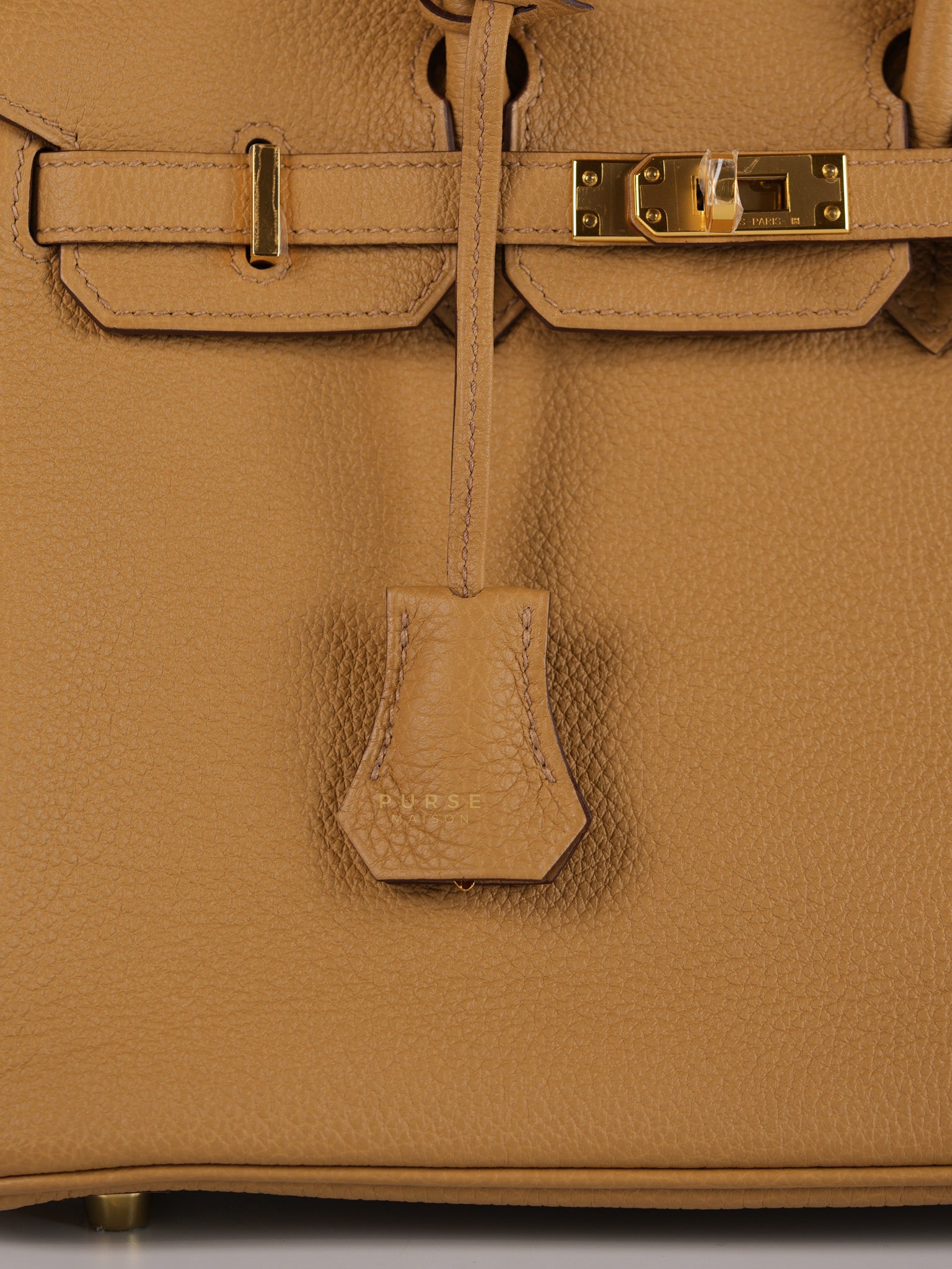 Birkin 25 Biscuit Togo Leather in Gold Hardware Stamp Z (2021) | Purse Maison Luxury Bags Shop