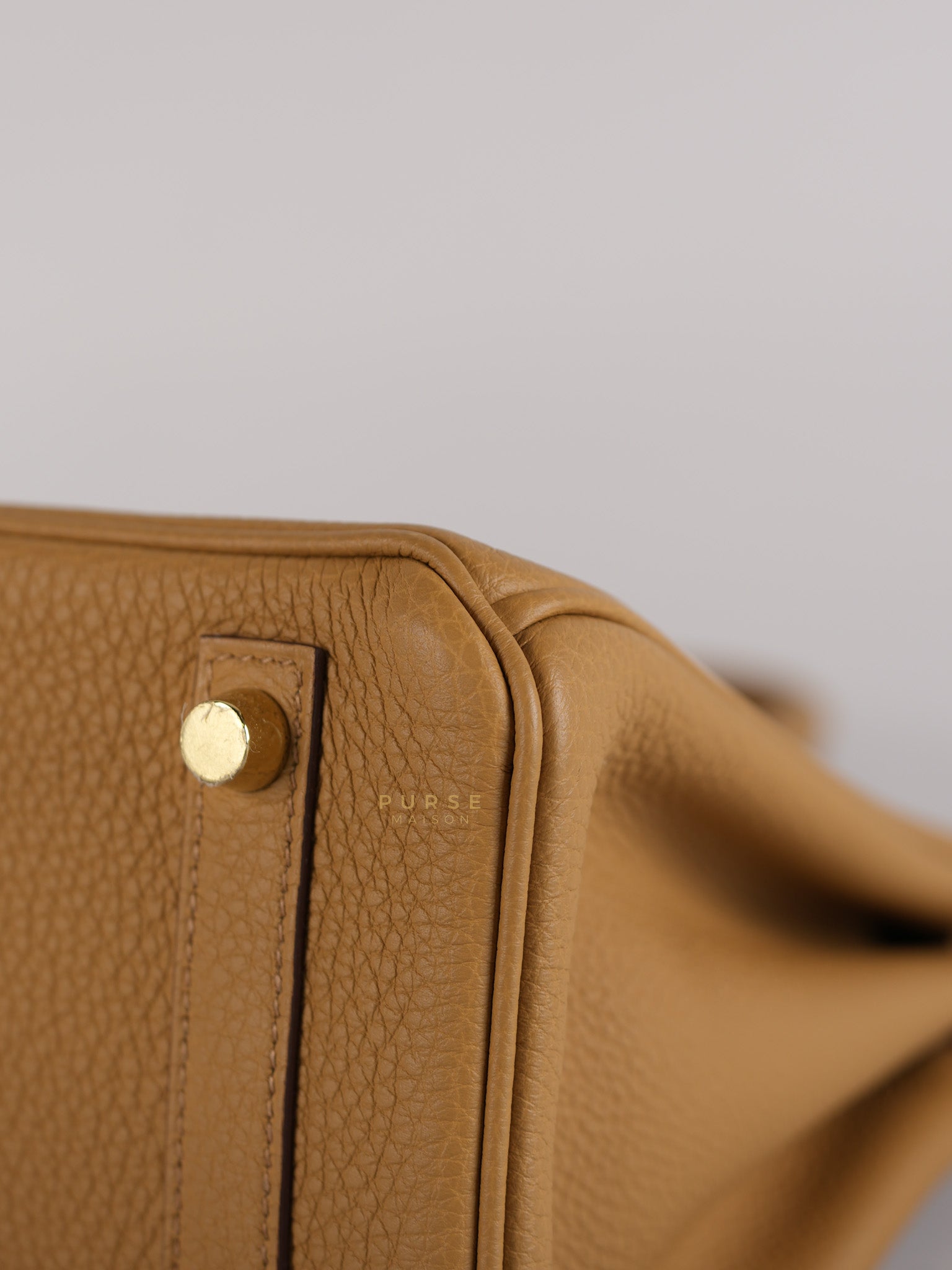 Birkin 25 Biscuit Togo Leather in Gold Hardware Stamp Z (2021) | Purse Maison Luxury Bags Shop