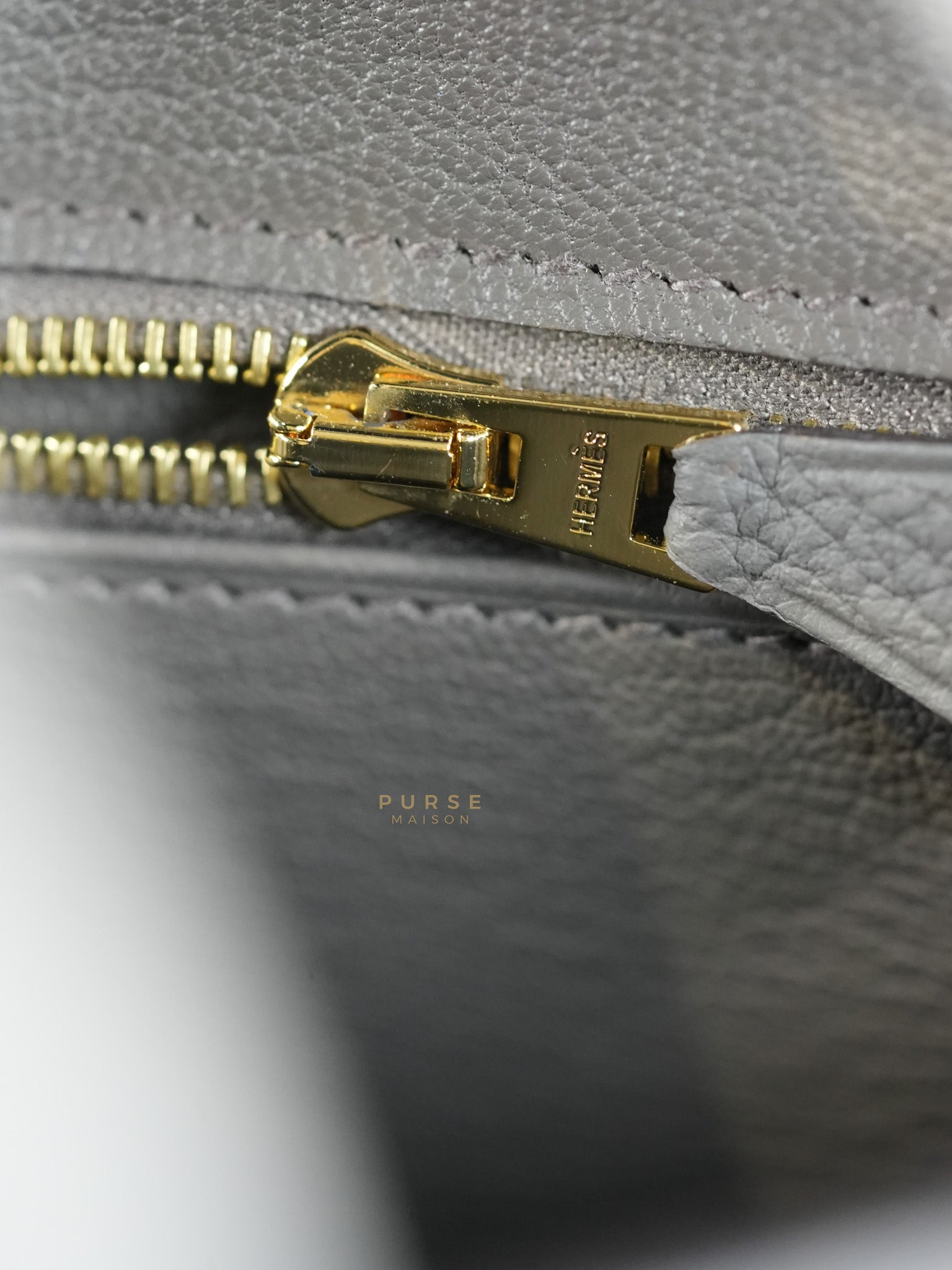 Birkin 25 Etain Veau Togo Leather & Gold Hardware Stamp Y(2020) | Purse Maison Luxury Bags Shop