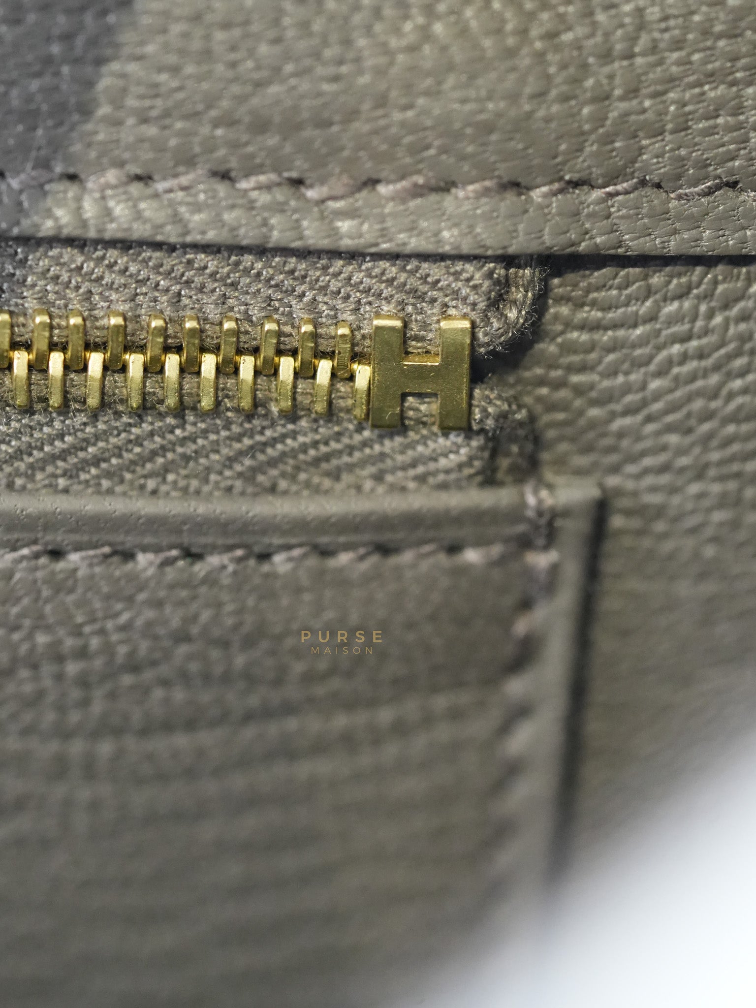 Birkin 25 Etain Veau Togo Leather & Gold Hardware Stamp Y(2020) | Purse Maison Luxury Bags Shop
