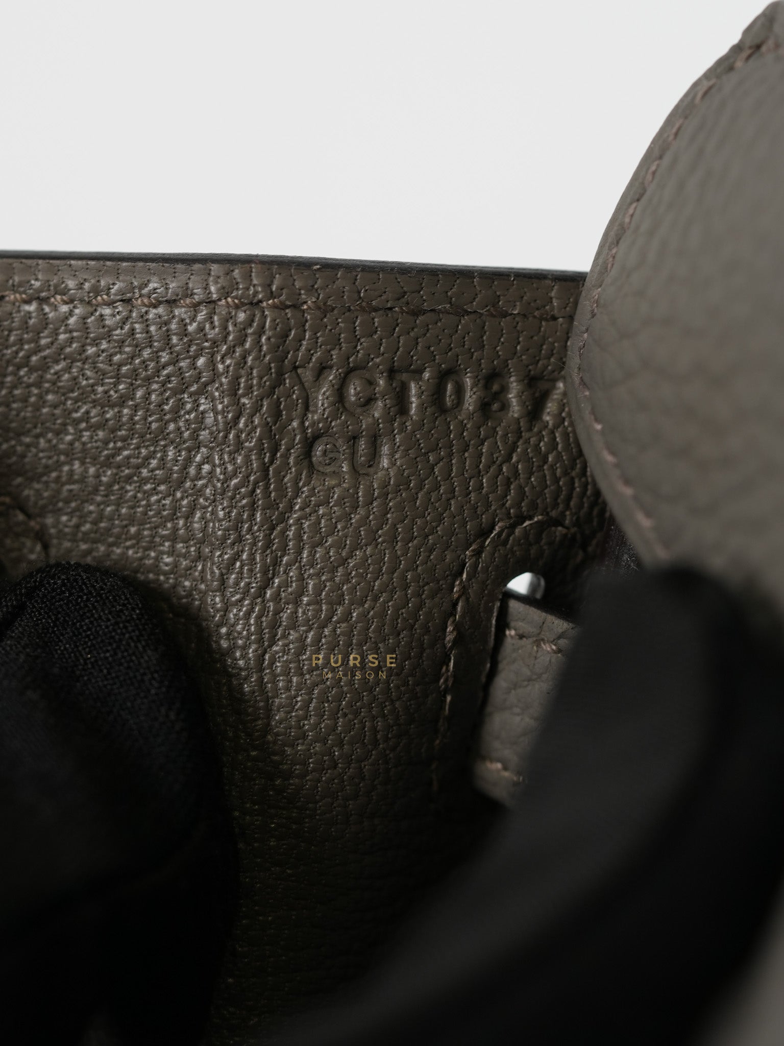 Birkin 25 Etain Veau Togo Leather & Gold Hardware Stamp Y(2020) | Purse Maison Luxury Bags Shop