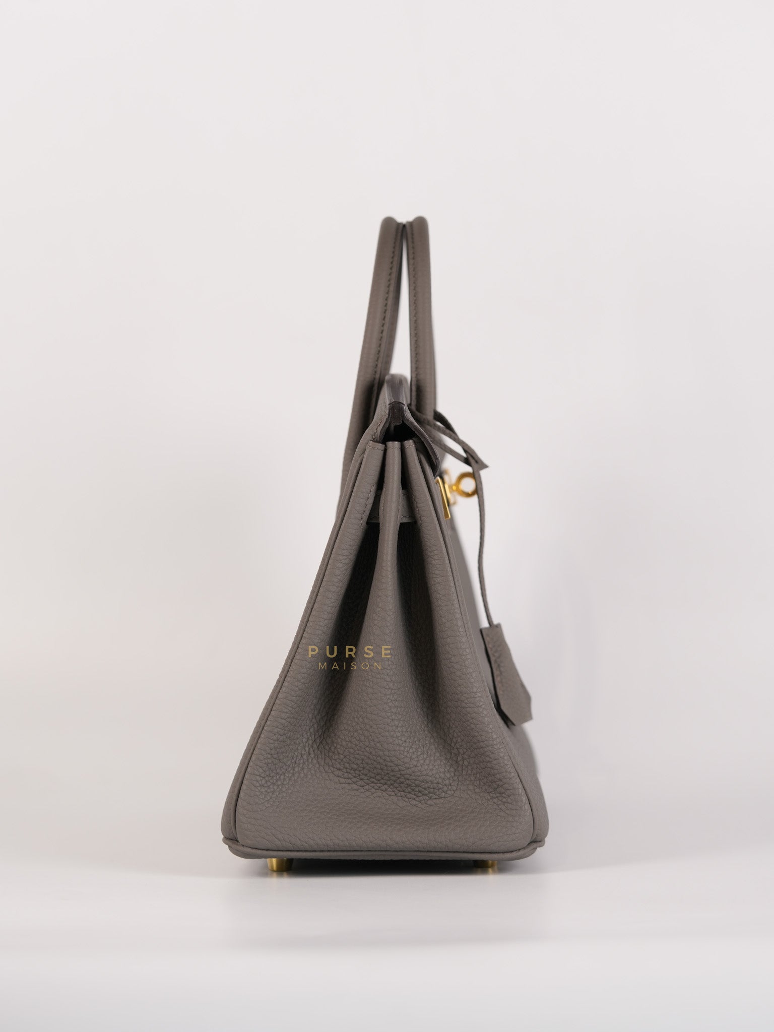 Birkin 25 Etain Veau Togo Leather & Gold Hardware Stamp Y(2020) | Purse Maison Luxury Bags Shop