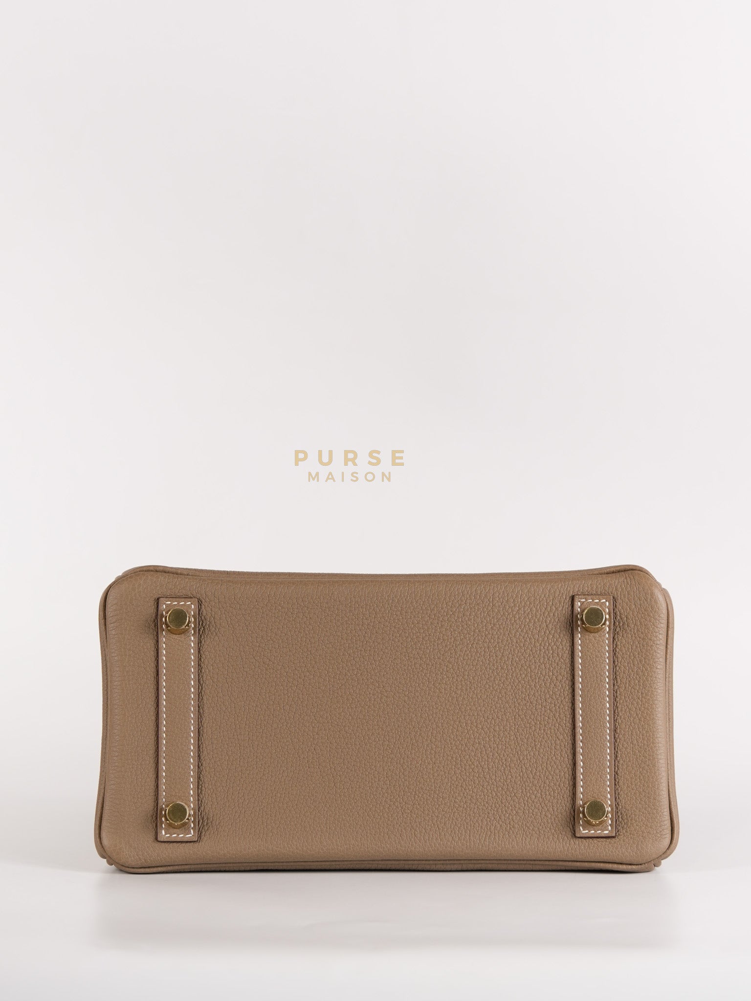 Birkin 25 Etoupe in Togo Leather and Gold Hardware Stamp W (2024) | Purse Maison Luxury Bags Shop