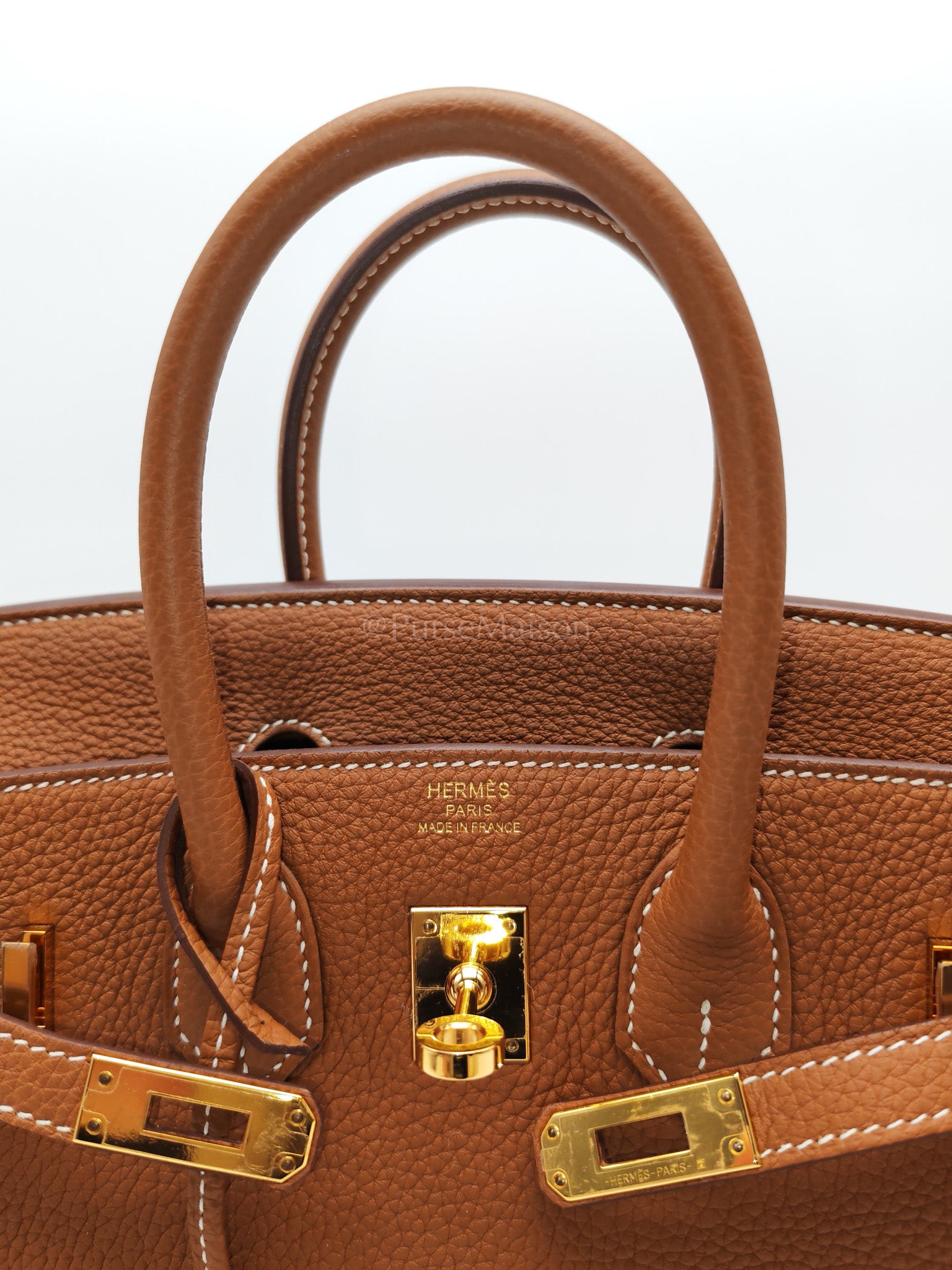 Birkin 25 Gold Togo Leather in Gold Hardware Stamp B(2023) | Purse Maison Luxury Bags Shop