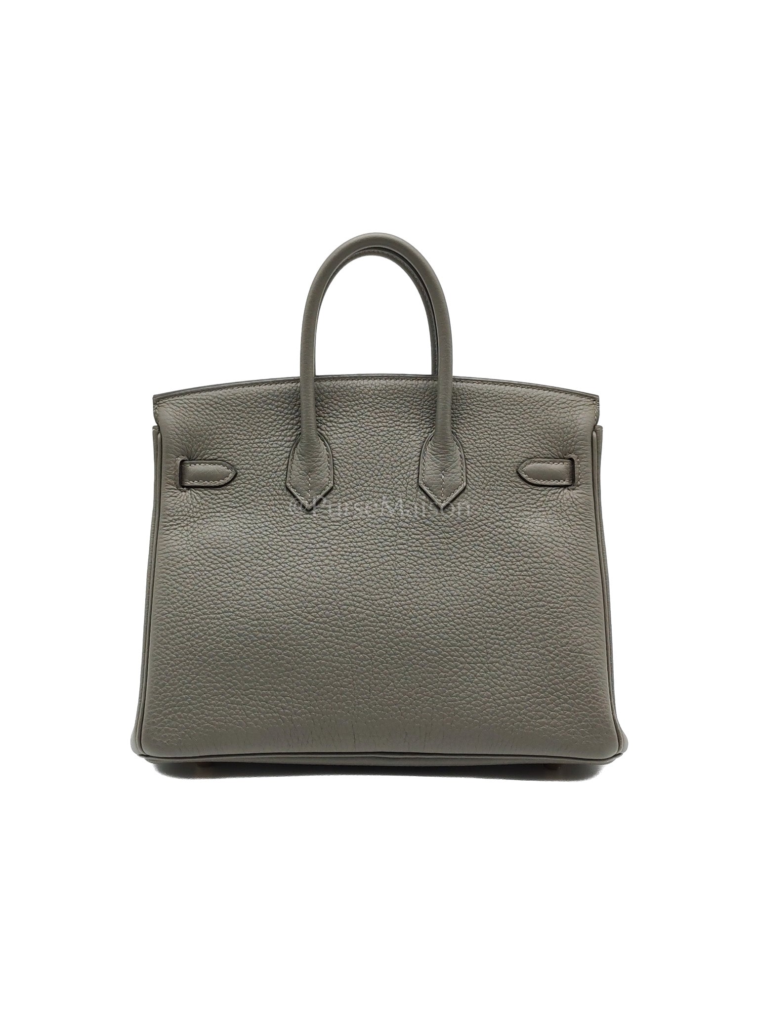 Birkin 25 Gris Meyer in Togo Leather and Gold Hardware Stamp B (2023) | Purse Maison Luxury Bags Shop