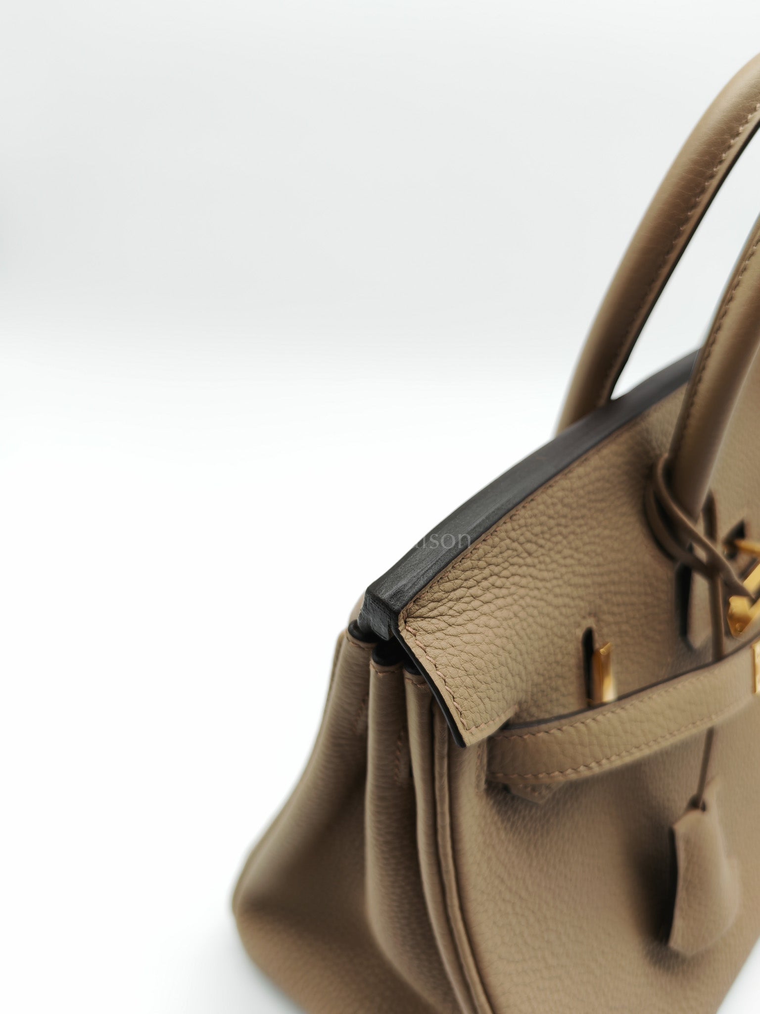 Birkin 25 in Beige Marfa Togo Leather Gold Hardware Stamp W(2024) | Purse Maison Luxury Bags Shop