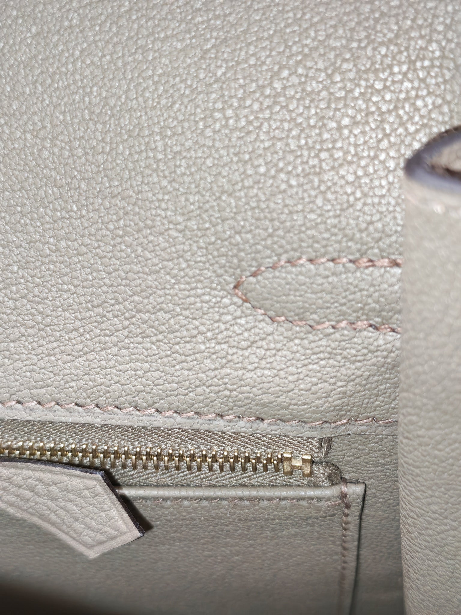 Birkin 25 in Beige Marfa Togo Leather Gold Hardware Stamp W(2024) | Purse Maison Luxury Bags Shop