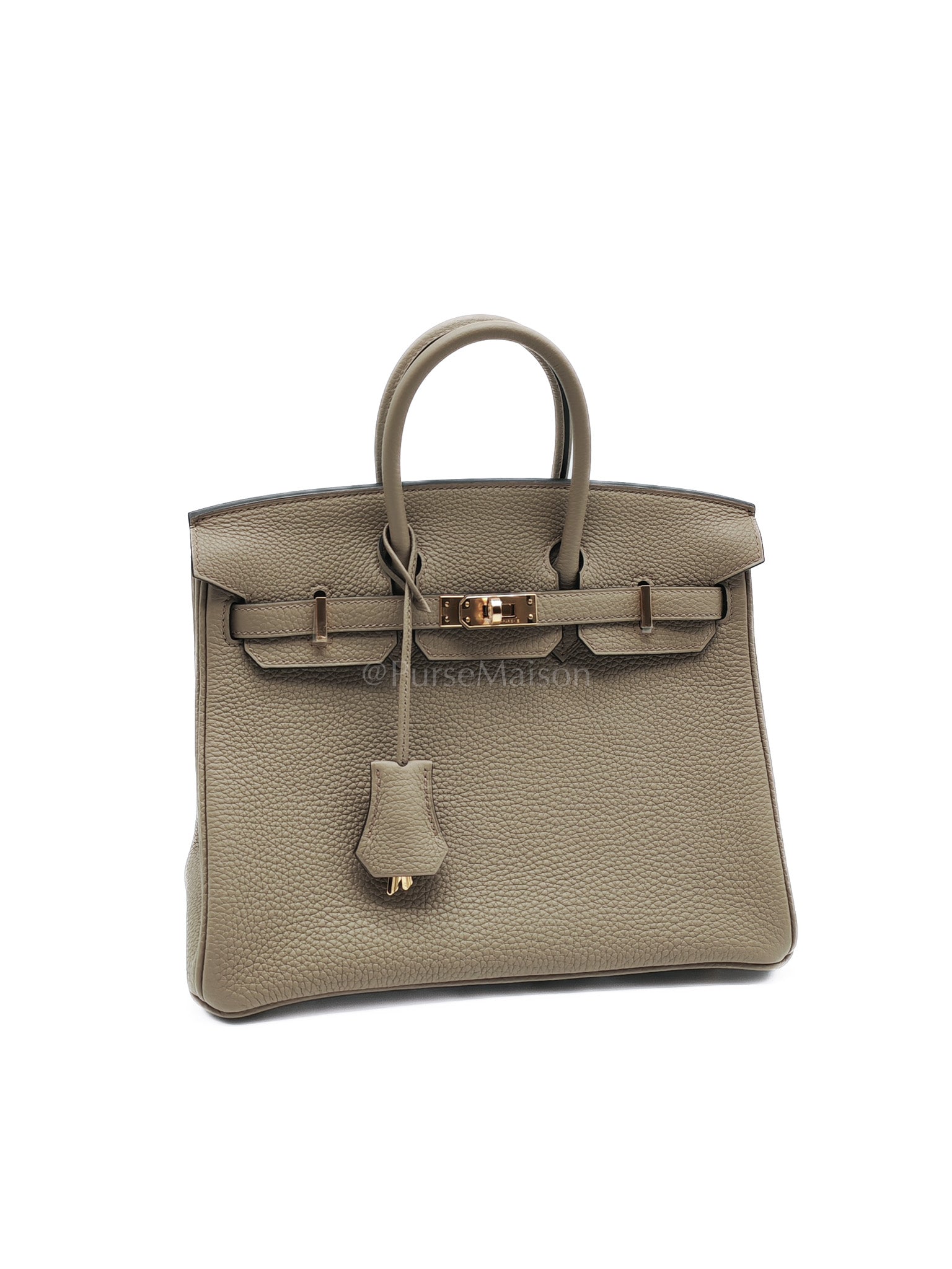 Birkin 25 in Beige Marfa Togo Leather Gold Hardware Stamp W(2024) | Purse Maison Luxury Bags Shop