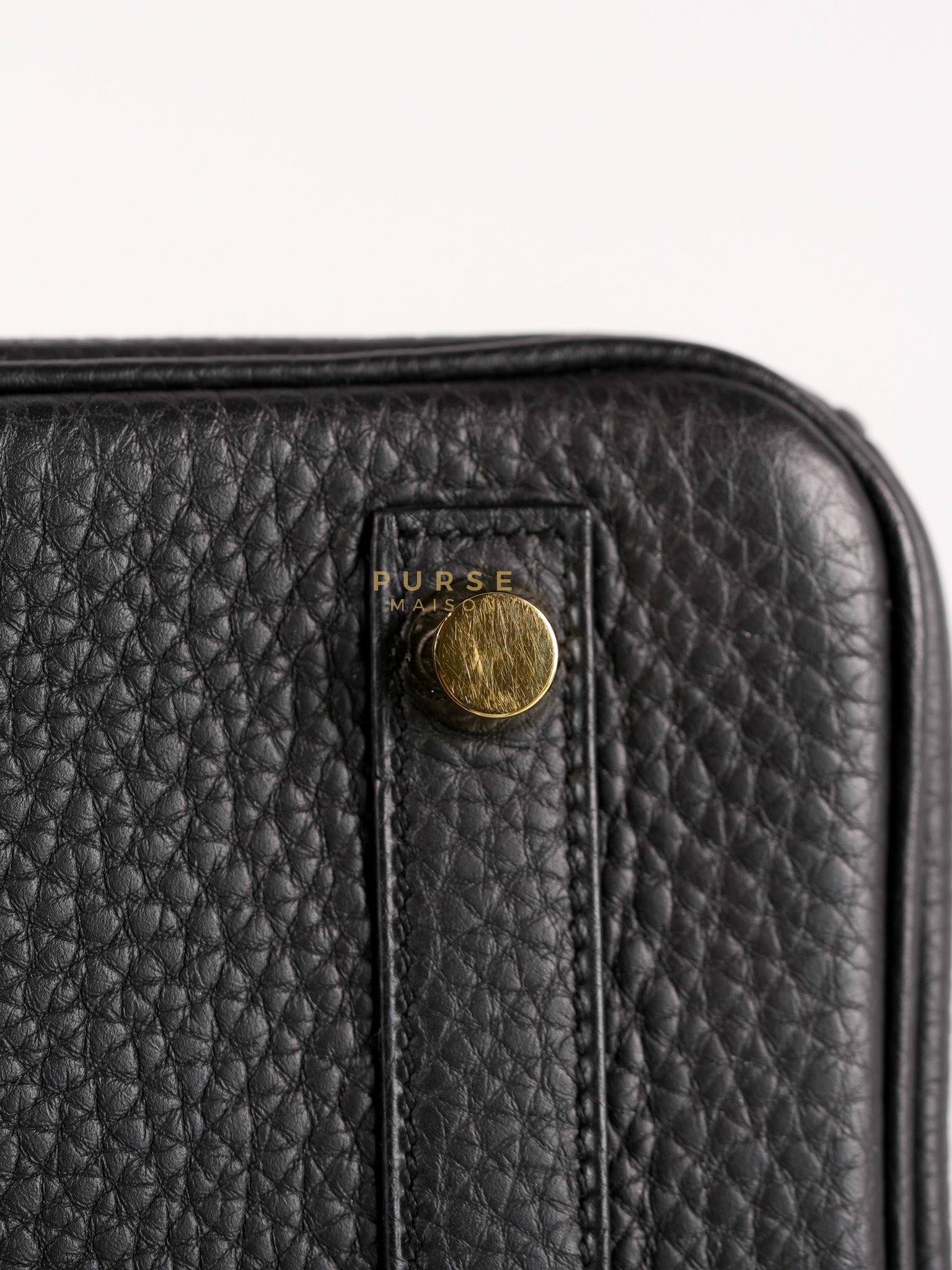 Birkin 25 in Black Togo Leather and Gold Hardware Stamp B (2023) | Purse Maison Luxury Bags Shop