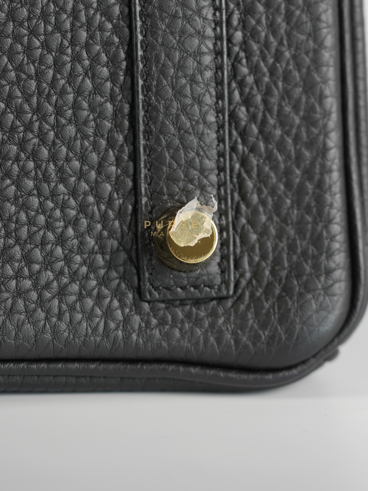 Birkin 25 in Black Togo Leather and Gold Hardware Stamp B (2023) | Purse Maison Luxury Bags Shop
