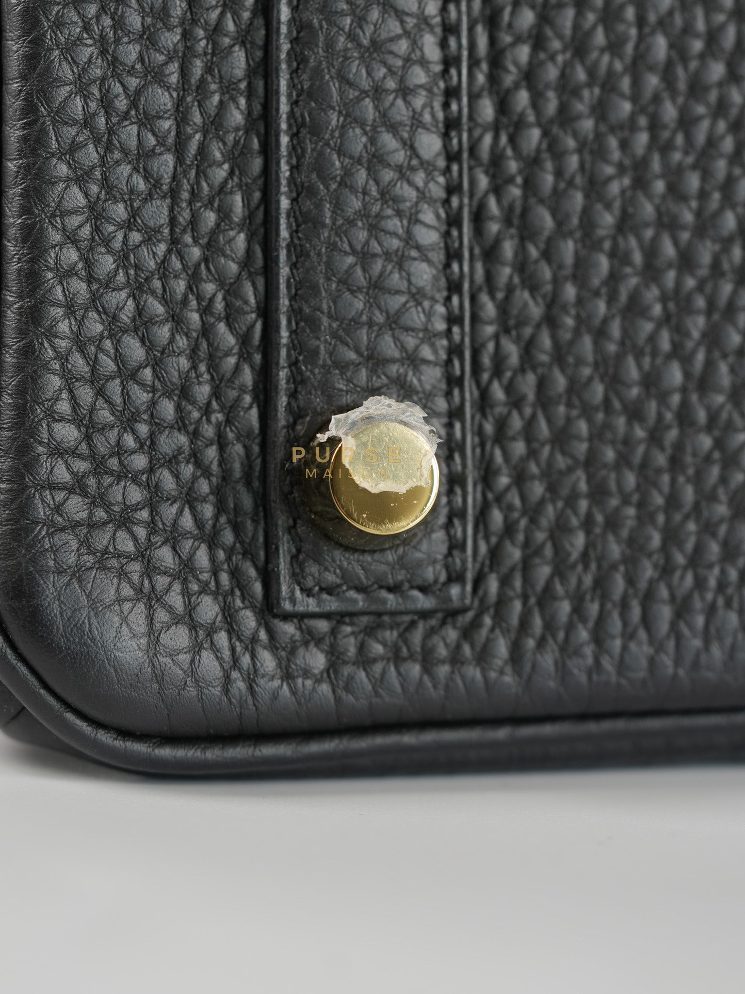 Birkin 25 in Black Togo Leather and Gold Hardware Stamp B (2023) | Purse Maison Luxury Bags Shop