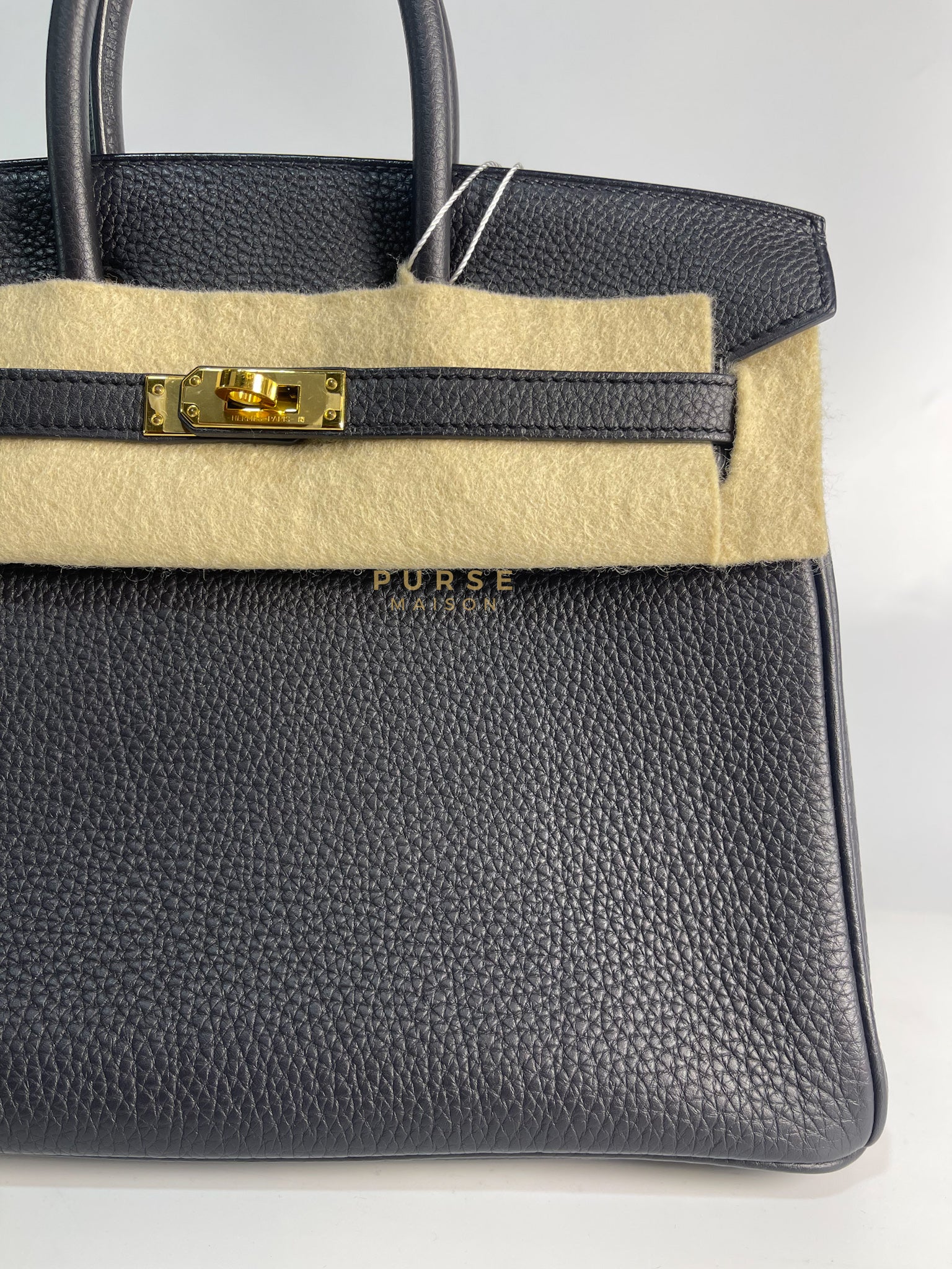 Birkin 25 in Black Togo Leather and Gold Hardware Stamp B (2023) | Purse Maison Luxury Bags Shop