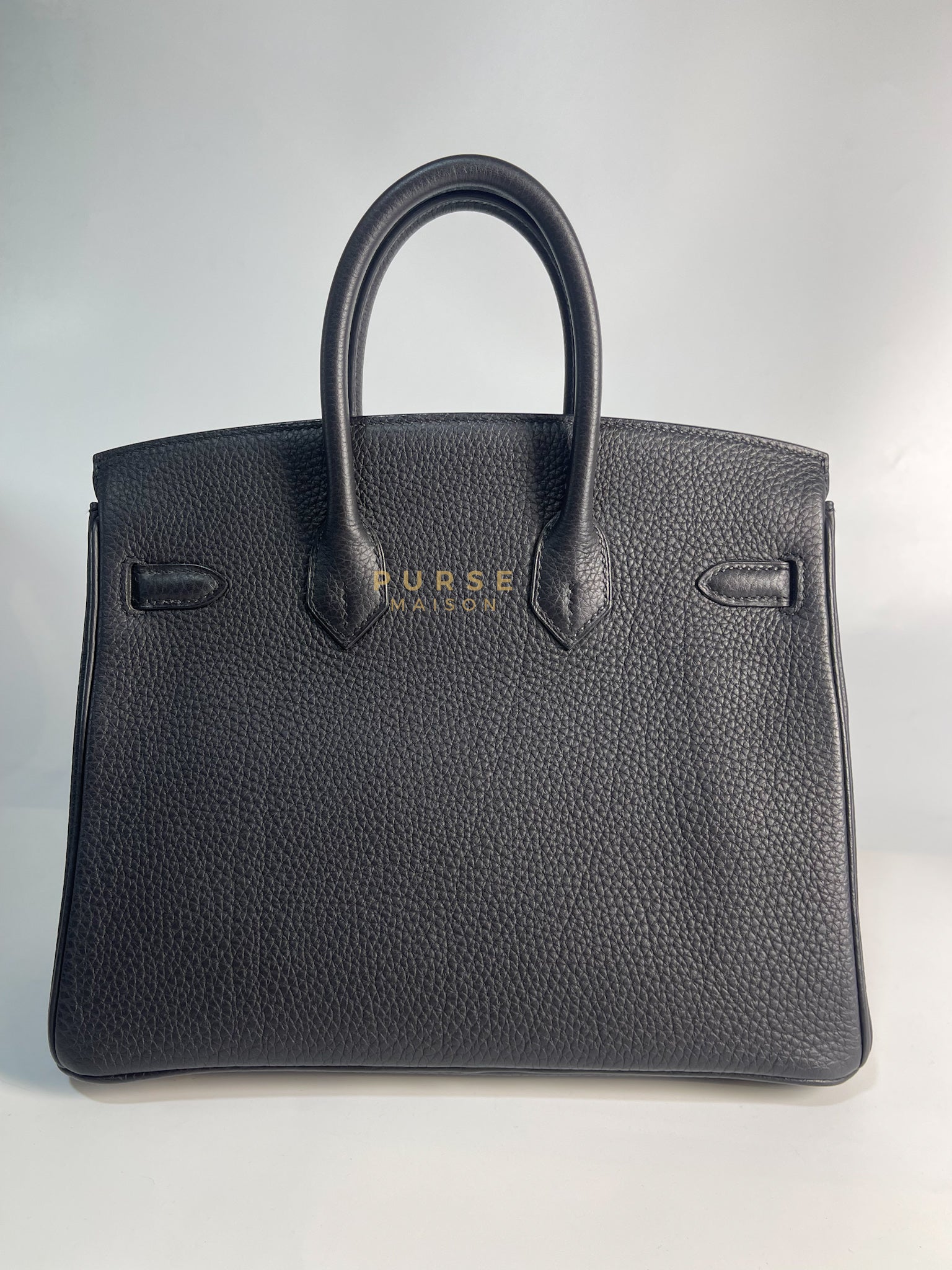 Birkin 25 in Black Togo Leather and Gold Hardware Stamp B (2023) | Purse Maison Luxury Bags Shop