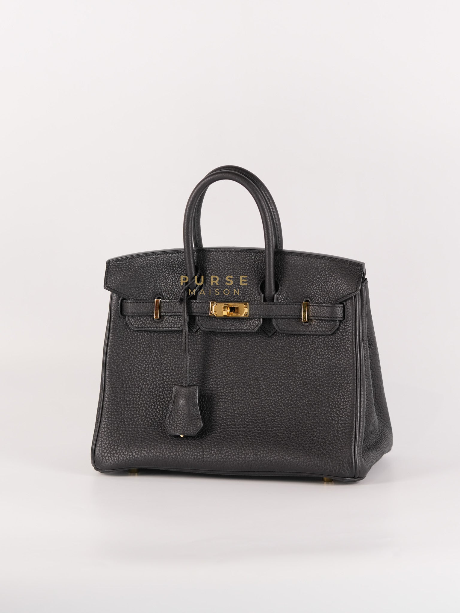 Birkin 25 in Black Togo Leather and Gold Hardware Stamp B (2023) | Purse Maison Luxury Bags Shop