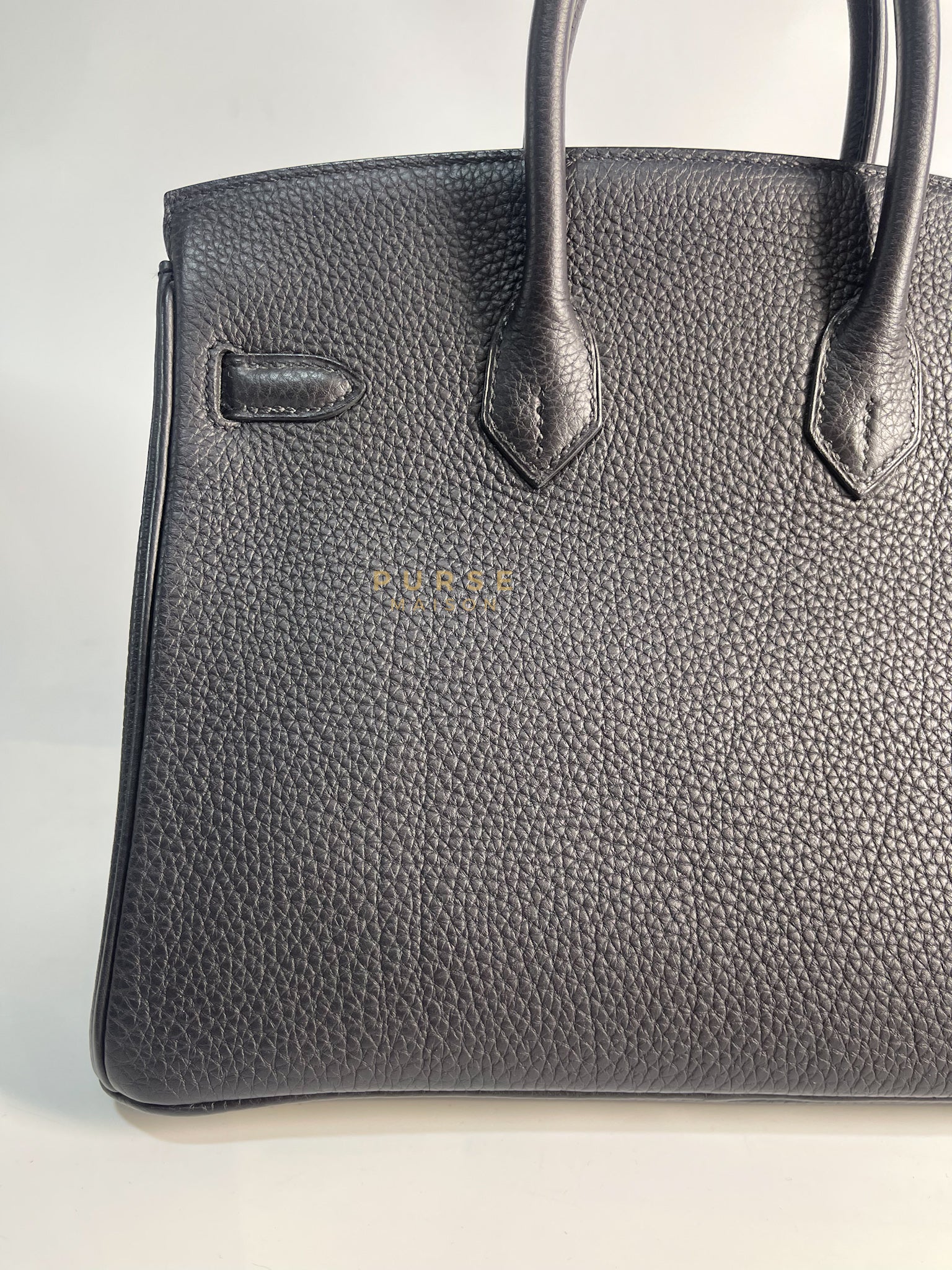 Birkin 25 in Black Togo Leather and Gold Hardware Stamp B (2023) | Purse Maison Luxury Bags Shop