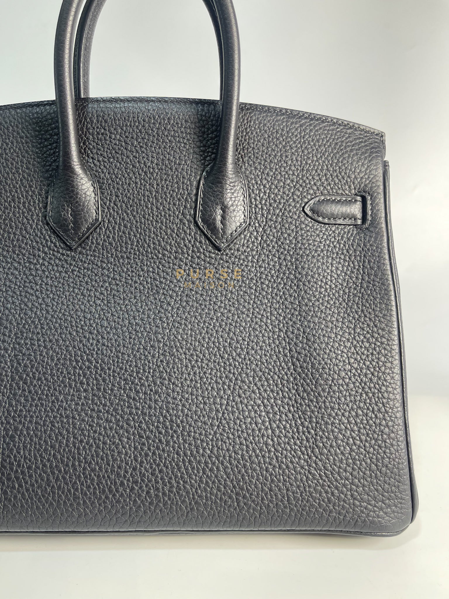 Birkin 25 in Black Togo Leather and Gold Hardware Stamp B (2023) | Purse Maison Luxury Bags Shop