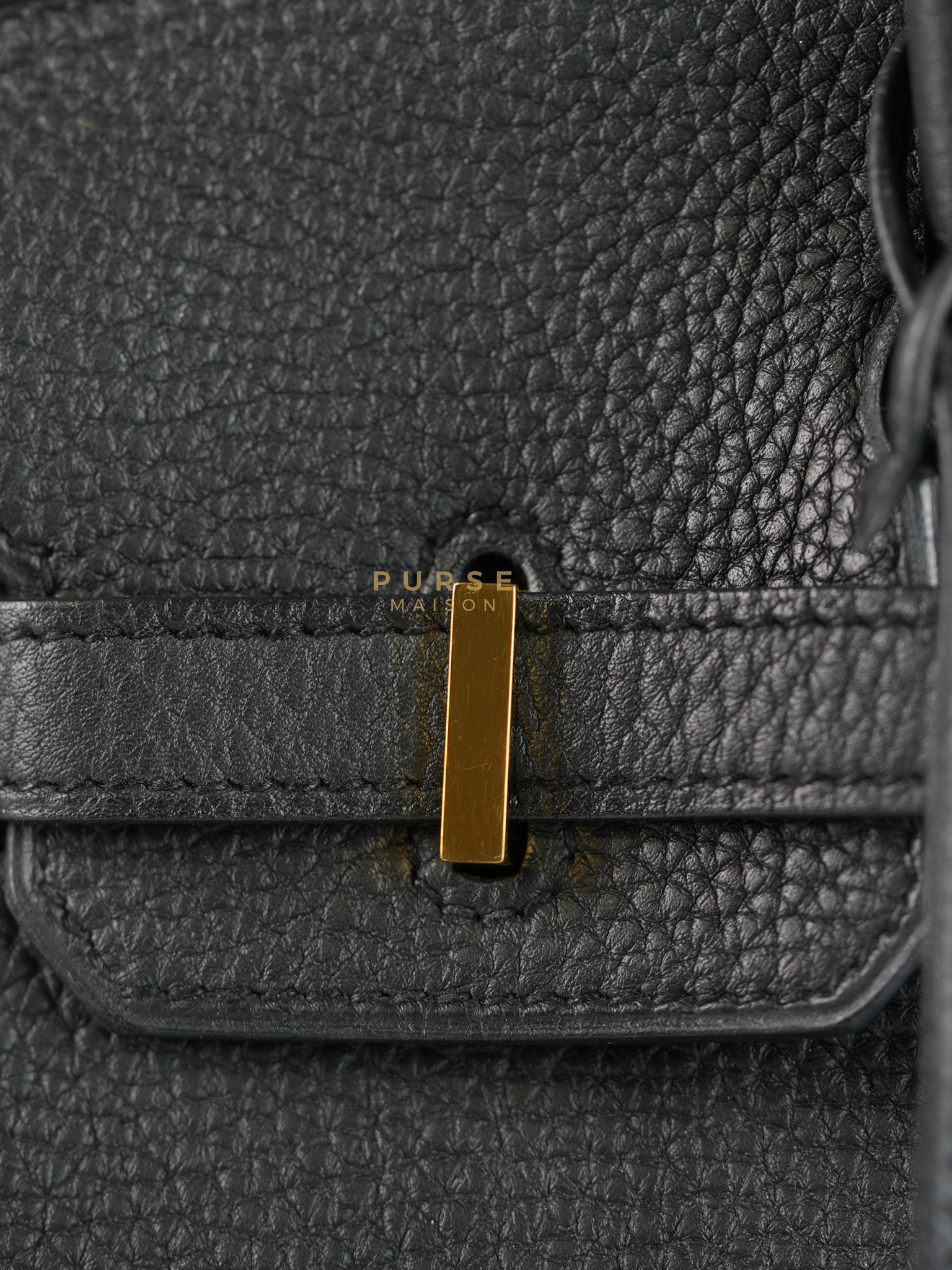 Birkin 25 in Black Togo Leather and Gold Hardware Stamp B (2023) | Purse Maison Luxury Bags Shop