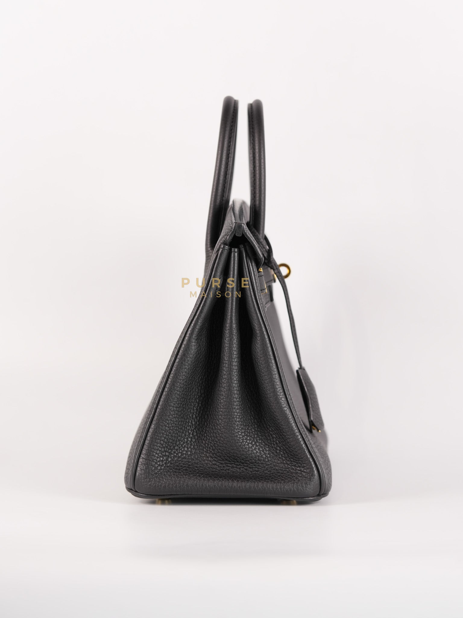 Birkin 25 in Black Togo Leather and Gold Hardware Stamp B (2023) | Purse Maison Luxury Bags Shop