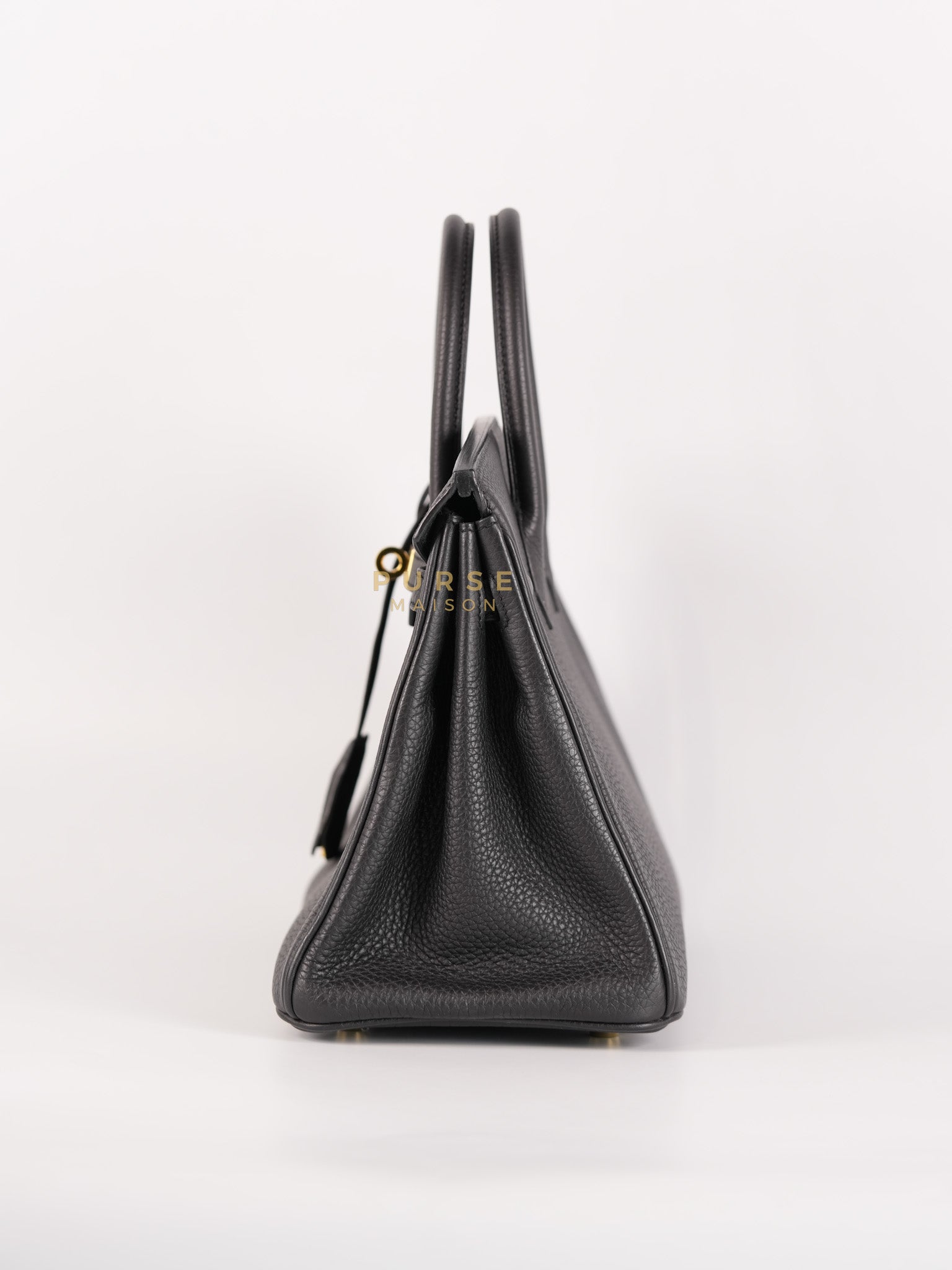 Birkin 25 in Black Togo Leather and Gold Hardware Stamp B (2023) | Purse Maison Luxury Bags Shop