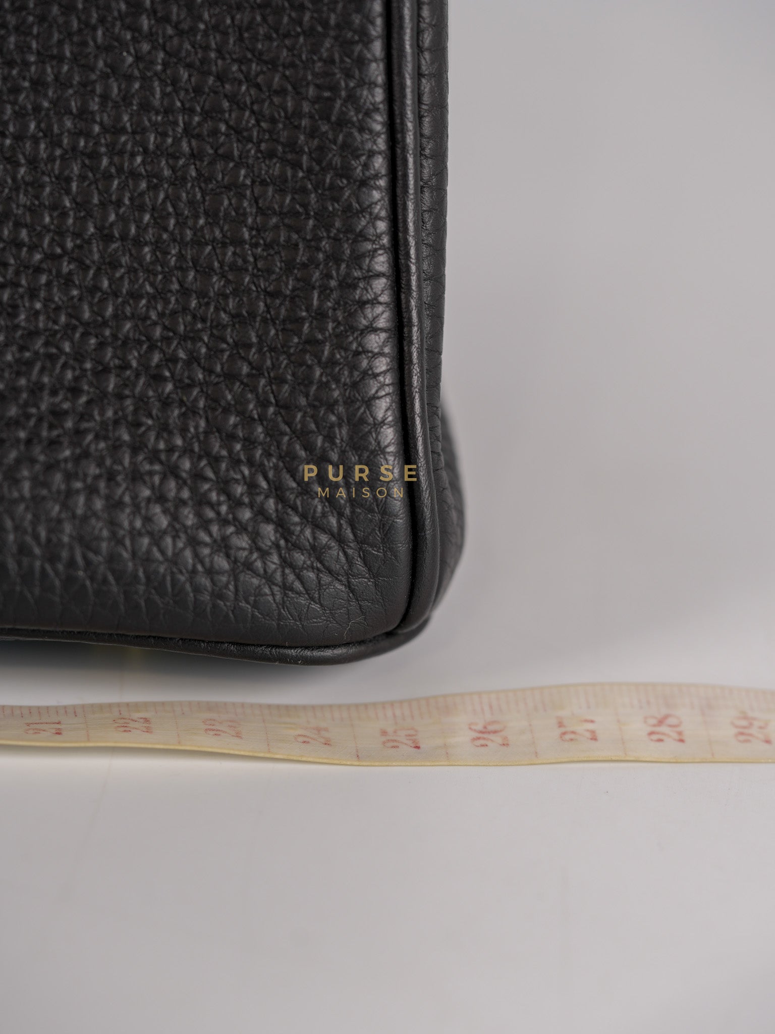 Birkin 25 in Black Togo Leather and Gold Hardware Stamp B (2023) | Purse Maison Luxury Bags Shop