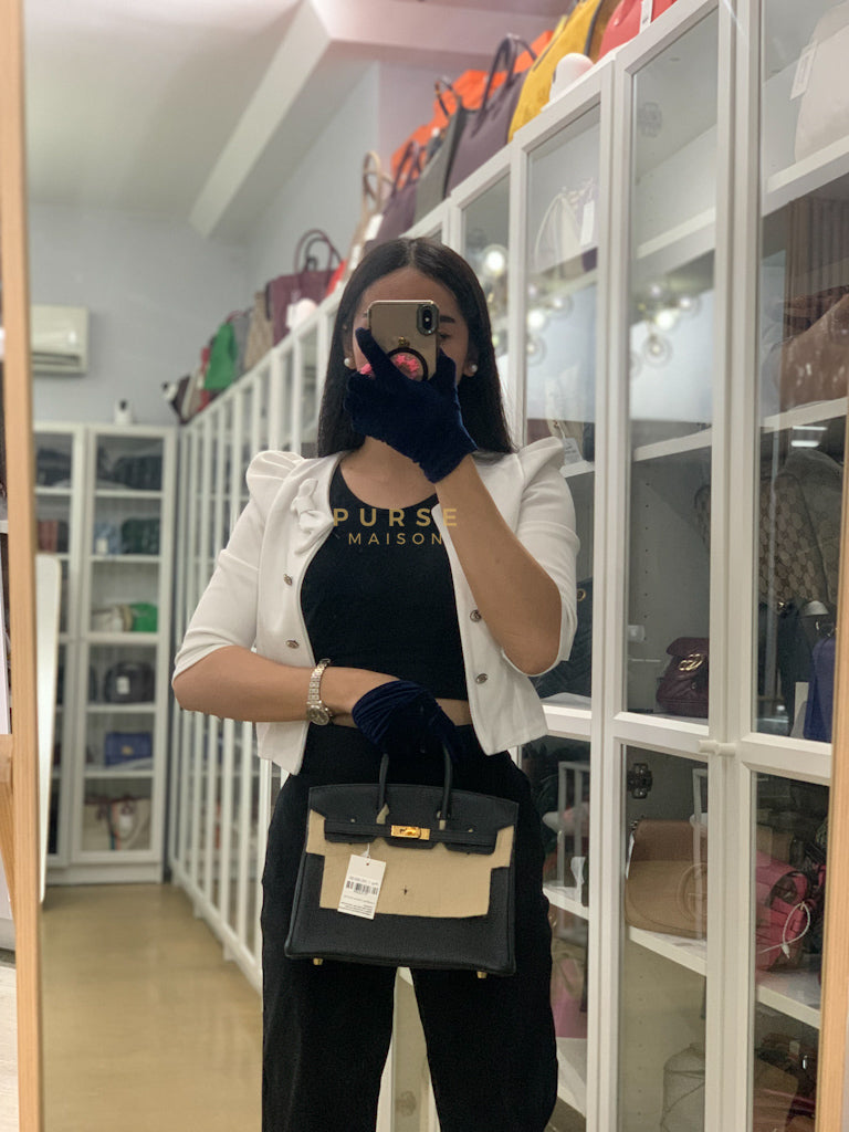 Birkin 25 in Black Togo Leather and Gold Hardware Stamp B (2023) | Purse Maison Luxury Bags Shop