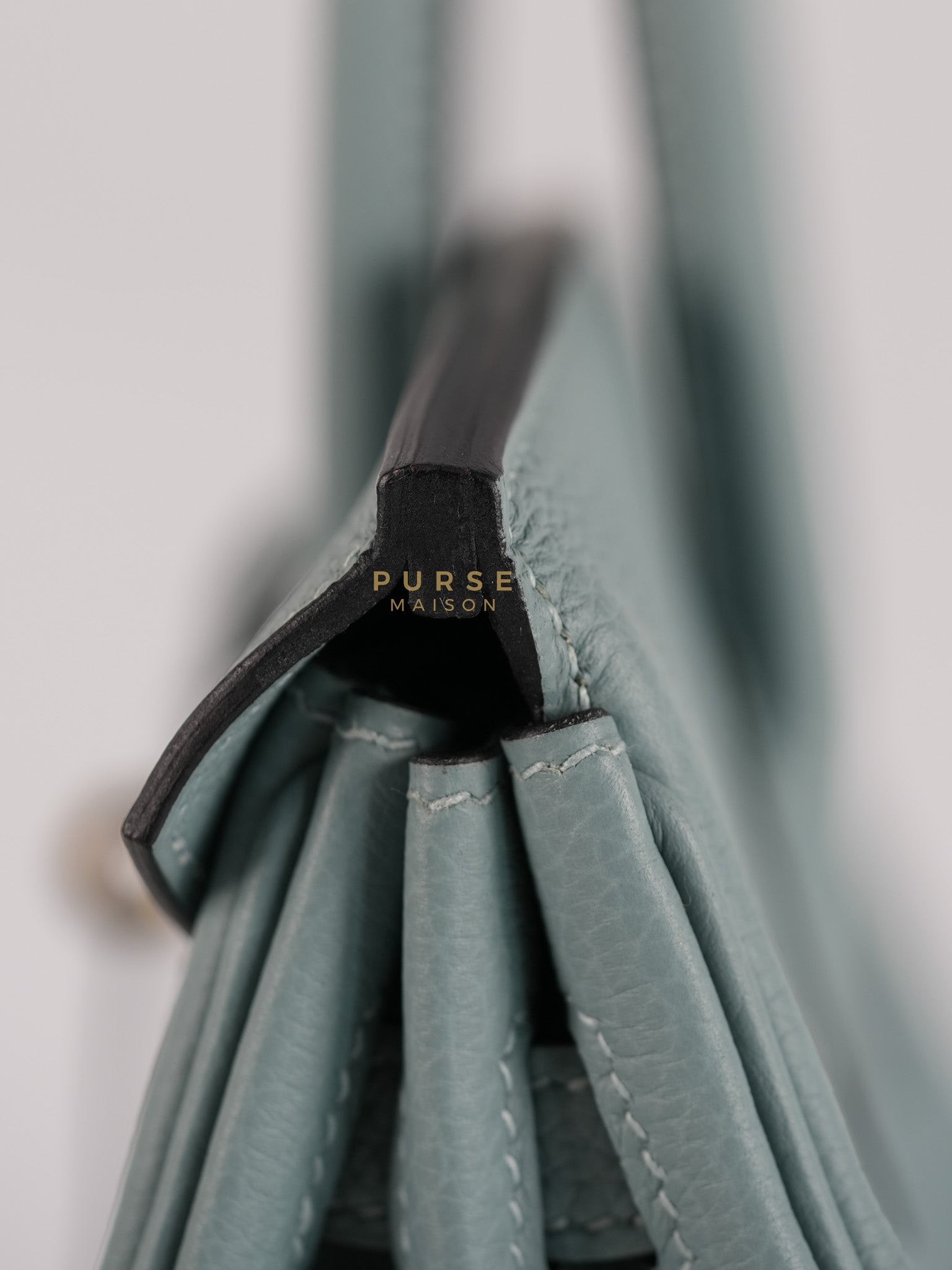 Birkin 25 in Bleu Ciel Togo Leather & Gold Hardware Stamp Y (2020) | Purse Maison Luxury Bags Shop