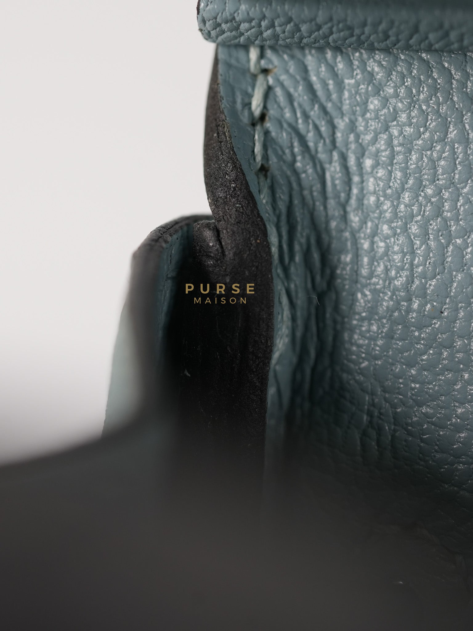 Birkin 25 in Bleu Ciel Togo Leather & Gold Hardware Stamp Y (2020) | Purse Maison Luxury Bags Shop