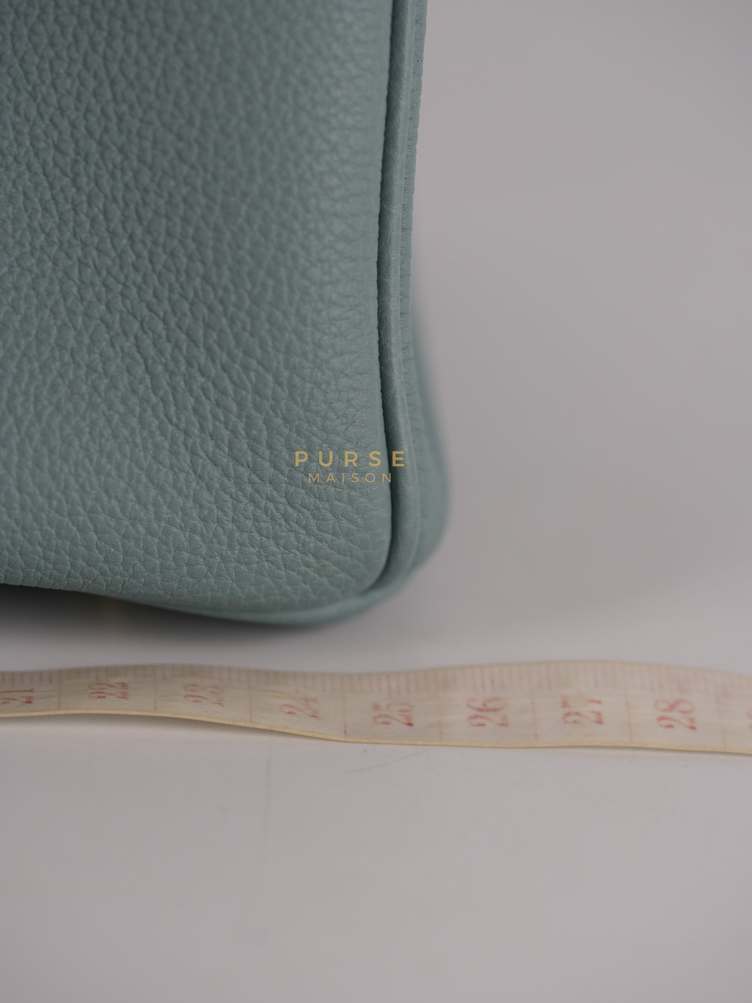 Birkin 25 in Bleu Ciel Togo Leather & Gold Hardware Stamp Y (2020) | Purse Maison Luxury Bags Shop