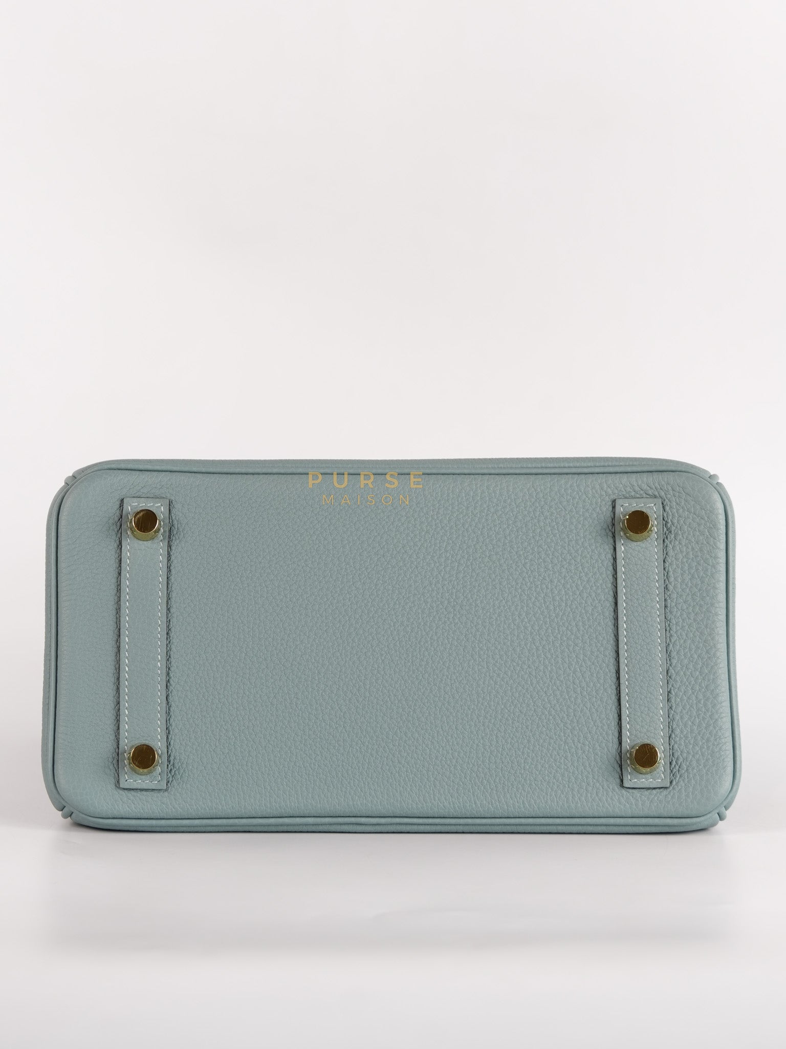 Birkin 25 in Bleu Ciel Togo Leather & Gold Hardware Stamp Y (2020) | Purse Maison Luxury Bags Shop