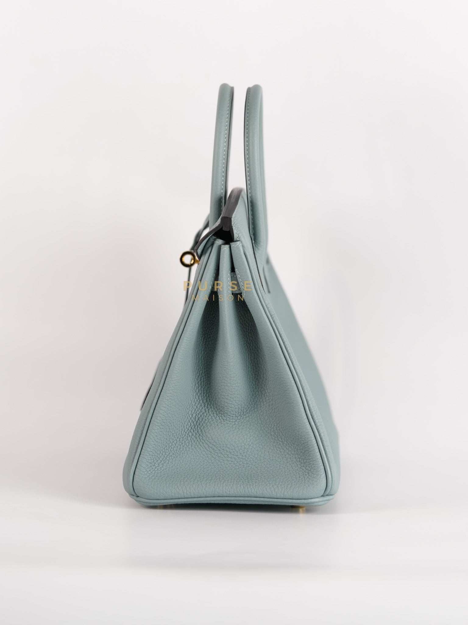 Birkin 25 in Bleu Ciel Togo Leather & Gold Hardware Stamp Y (2020) | Purse Maison Luxury Bags Shop