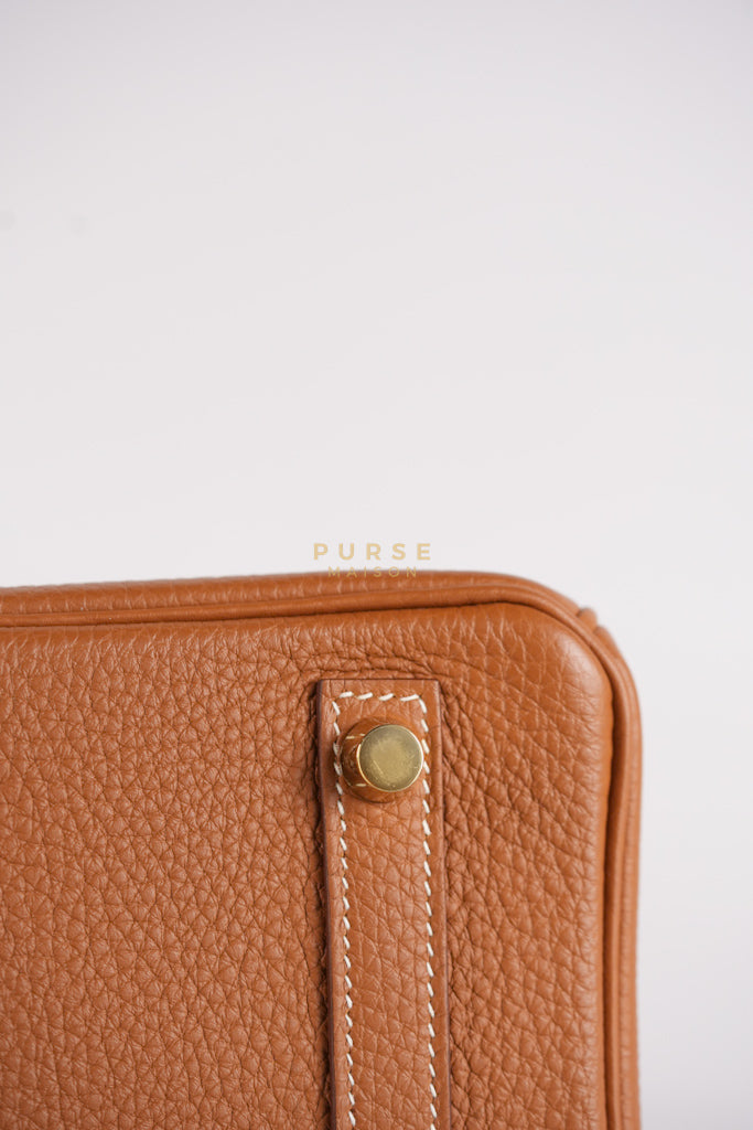 Birkin 25 in Gold Togo Leather and Gold Hardware Stamp U (2022) | Purse Maison Luxury Bags Shop
