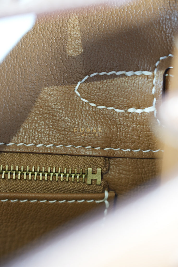 Birkin 25 in Gold Togo Leather and Gold Hardware Stamp U (2022) | Purse Maison Luxury Bags Shop