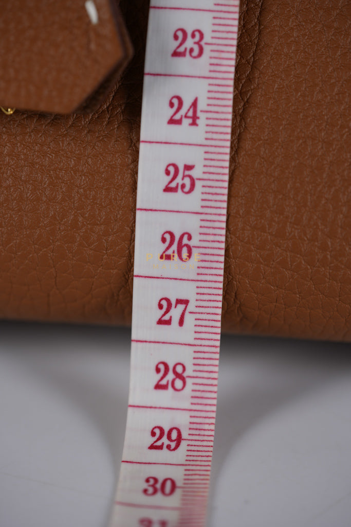Birkin 25 in Gold Togo Leather and Gold Hardware Stamp U (2022) | Purse Maison Luxury Bags Shop