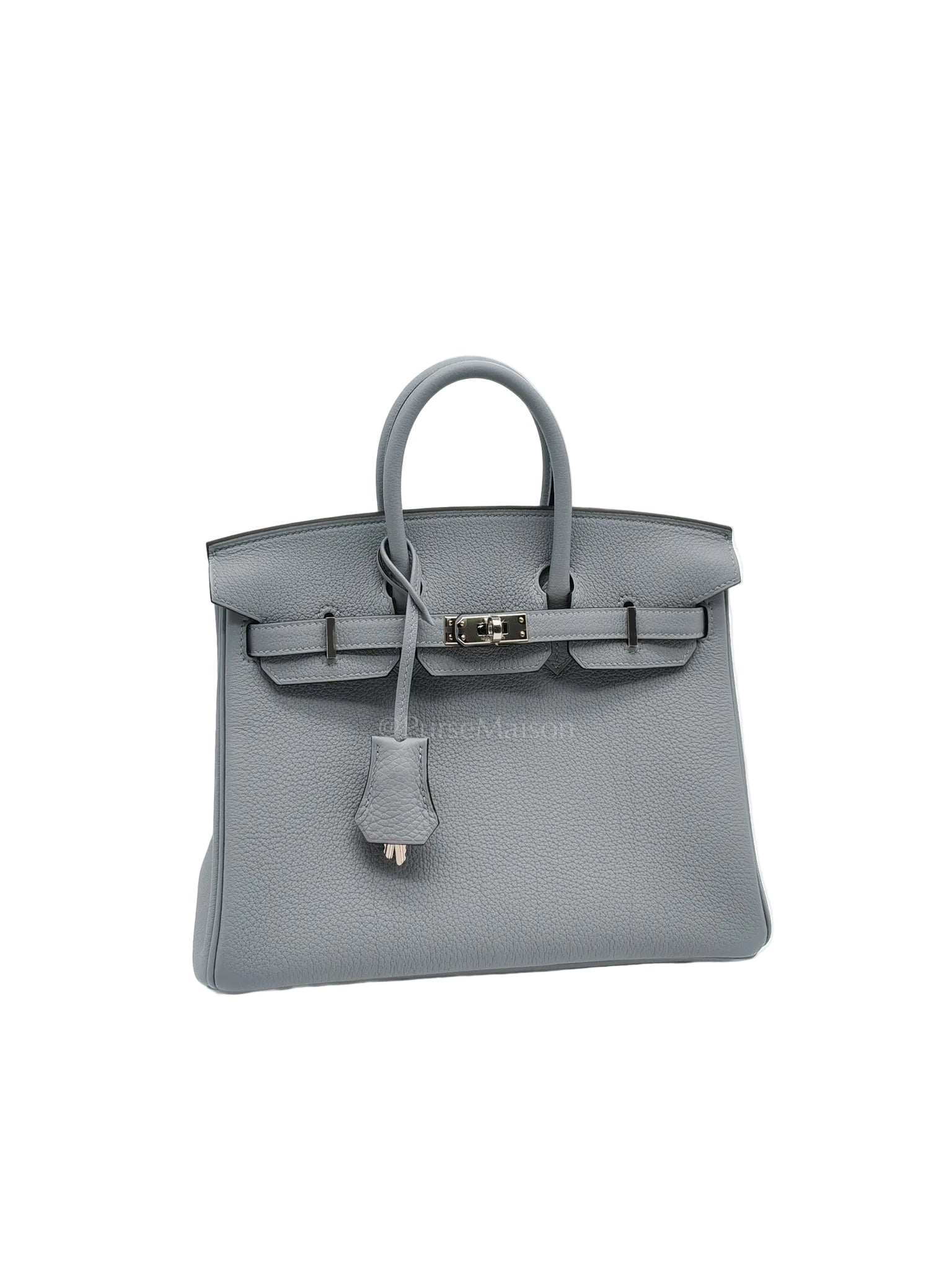 Birkin 25 in Gris Pantin Togo Leather & Palladium Hardware Stamp K(2025) | Purse Maison Luxury Bags Shop