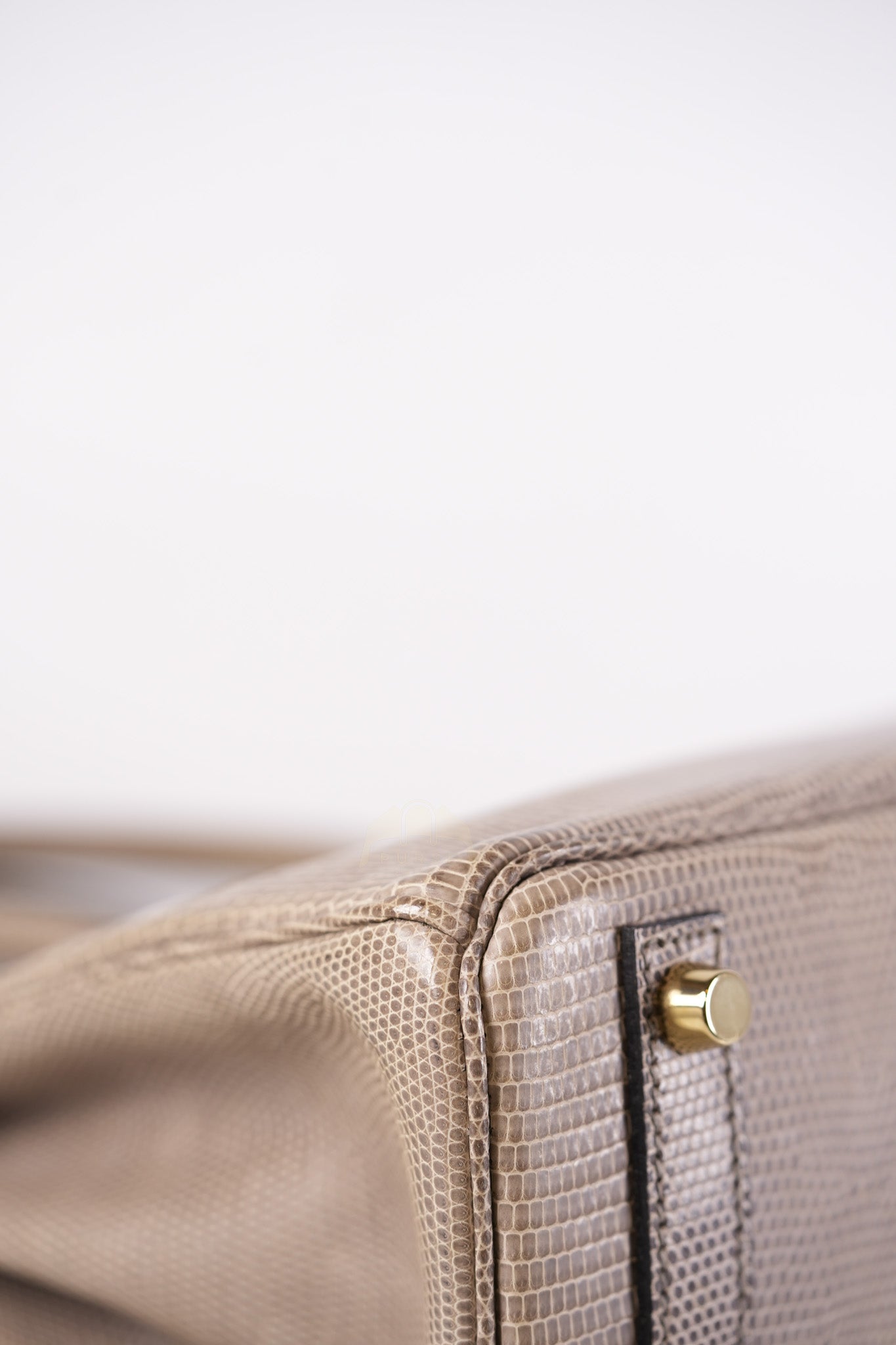 Birkin 25 Lizard Gris Tourterelle Gold hardware Stamp P (2012) | Purse Maison Luxury Bags Shop