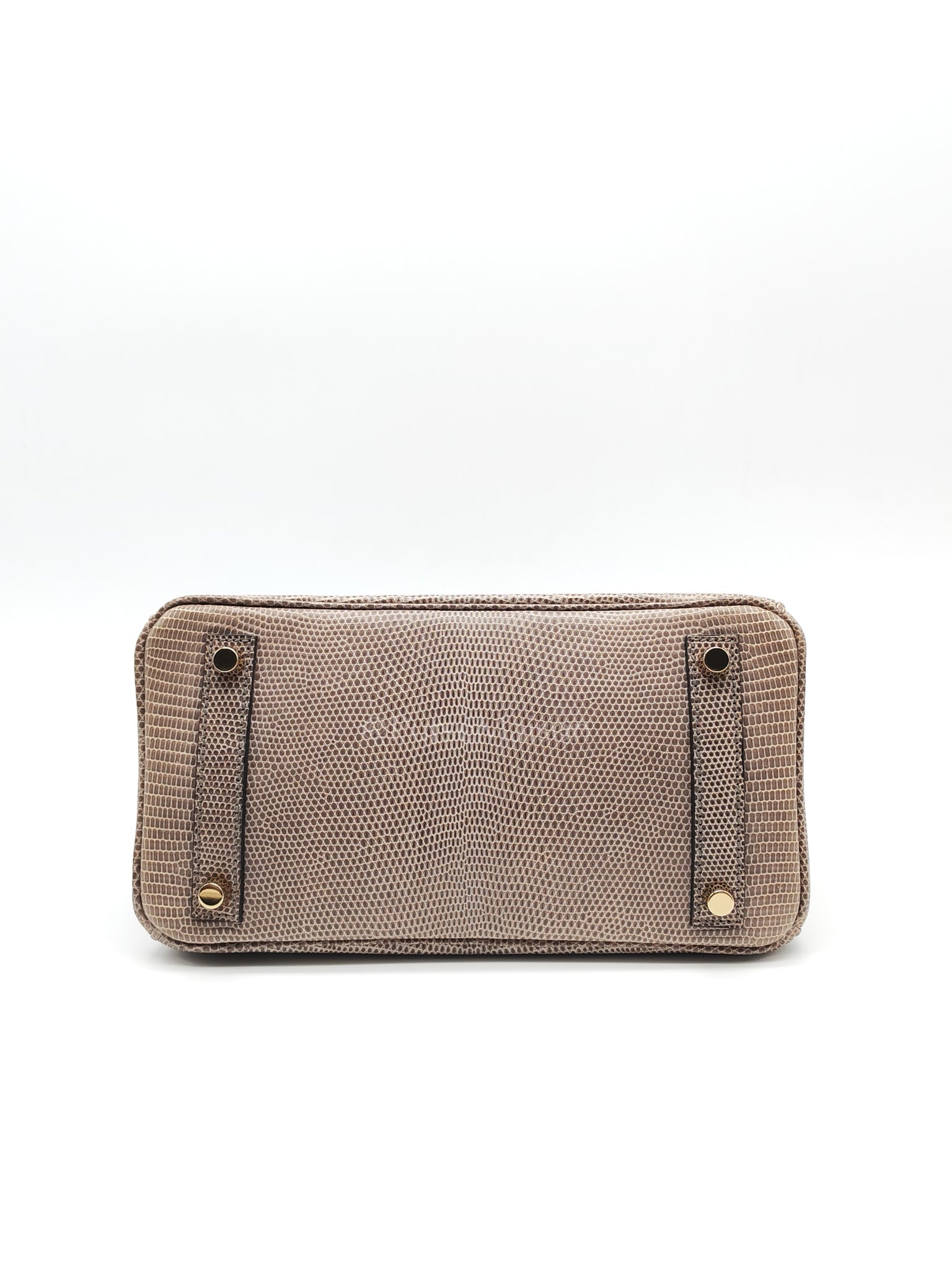 Birkin 25 Lizard Gris Tourterelle Gold Hardware Stamp P (2012) | Purse Maison Luxury Bags Shop