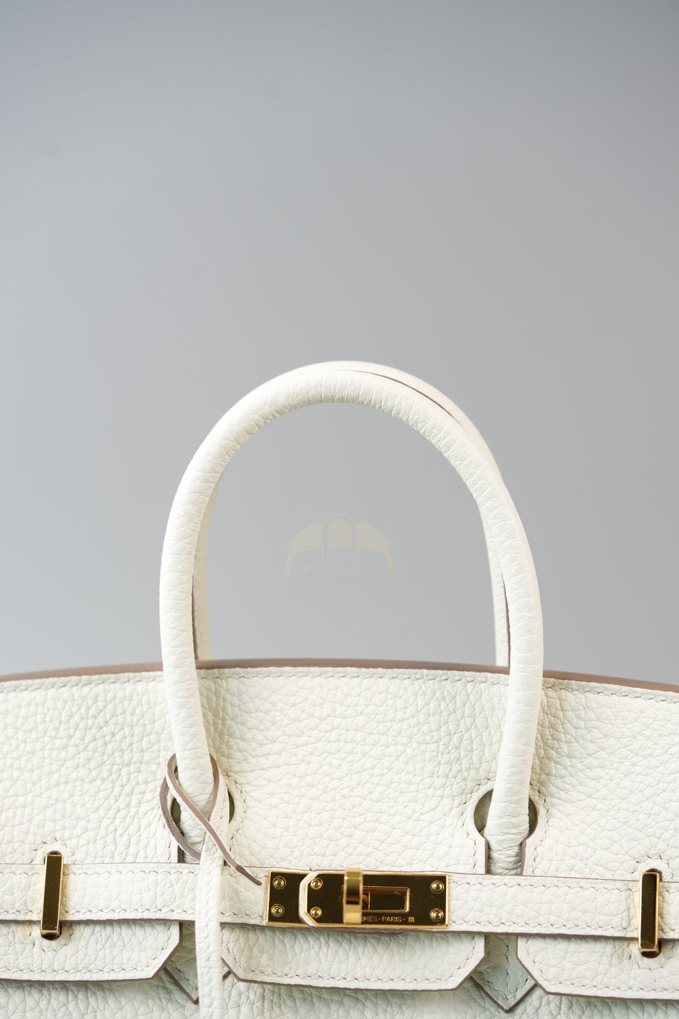 Birkin 25 Mushroom in Togo Leather and Gold Hardware Stamp B (2023) | Purse Maison Luxury Bags Shop