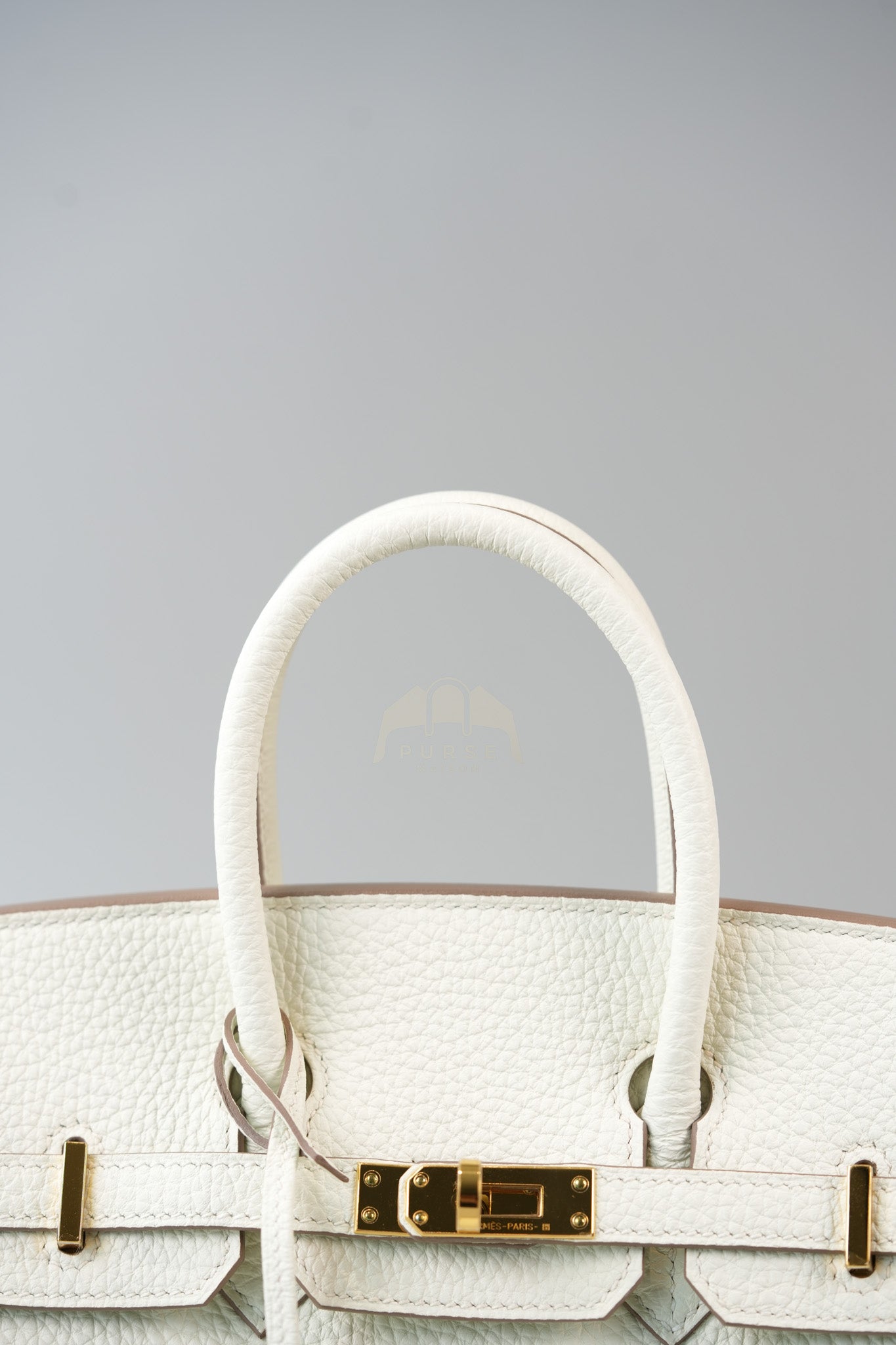 Birkin 25 Mushroom in Togo Leather and Gold Hardware Stamp B (2023) | Purse Maison Luxury Bags Shop